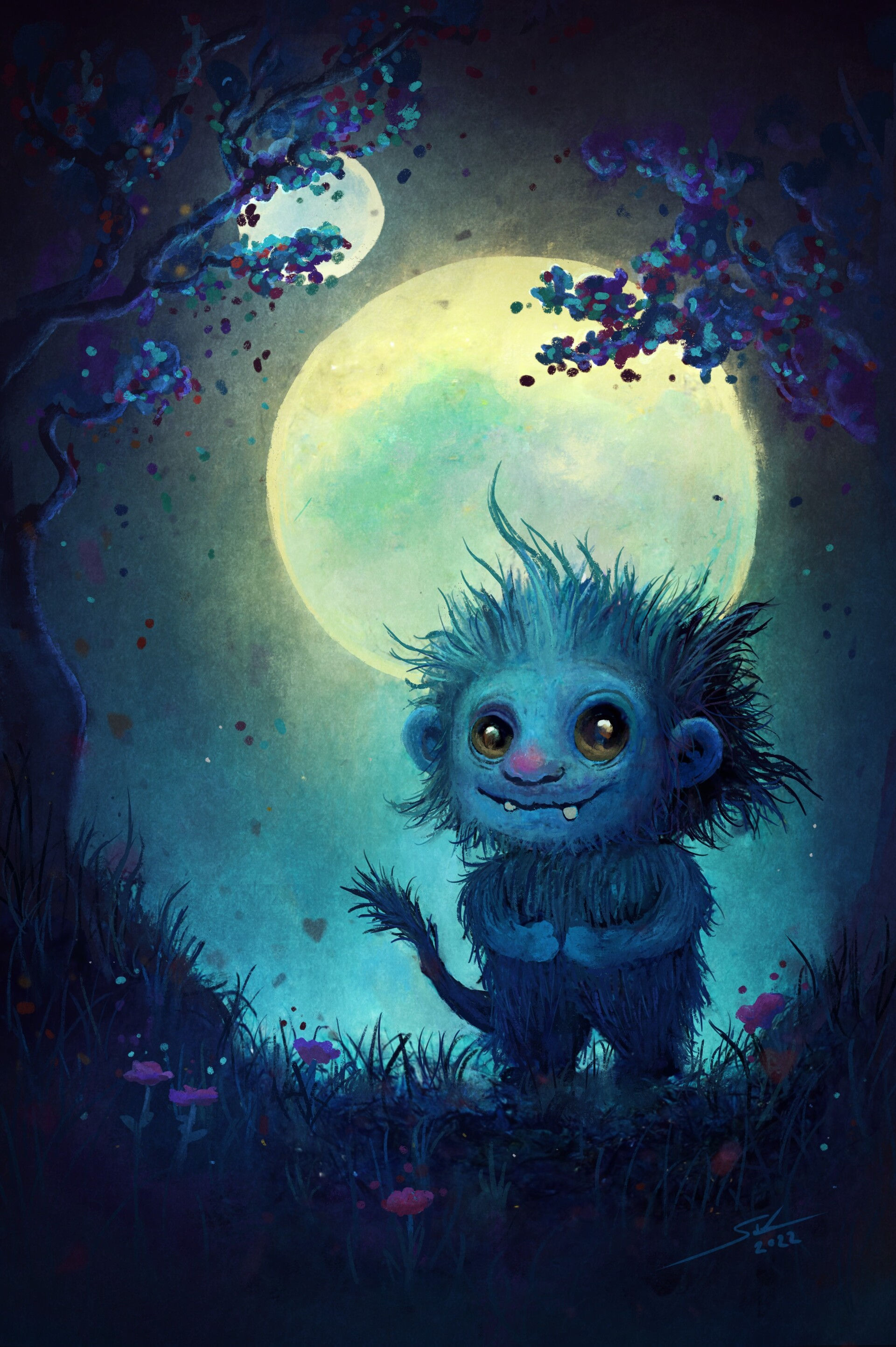 Wallpaper #DQOcYpMBpyOg8YnEVdNf329 Artstation Moon Troll