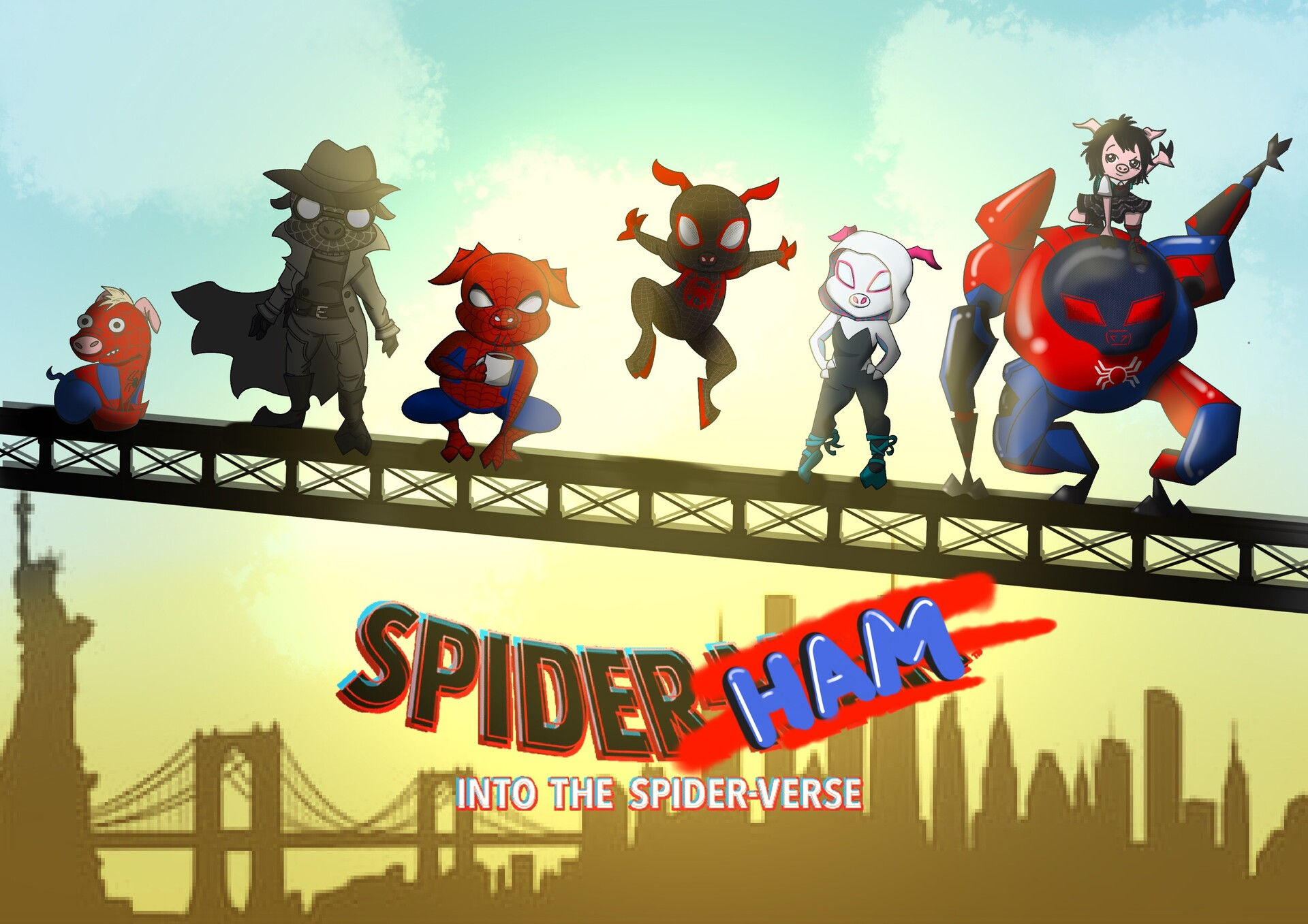 Wallpaper #172a5 Peter Porker the Spectacular Spider Ham Na Twitteri Happy Day