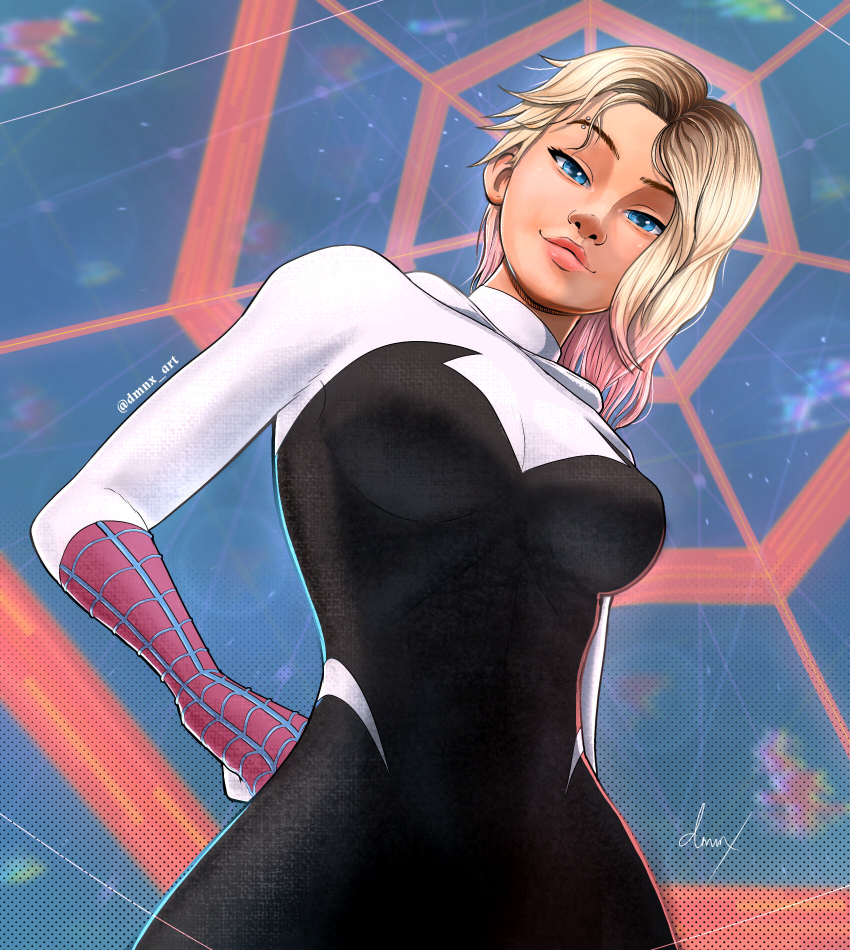 Wallpaper #w_SBOpMBKFX8bn3r_Hjv282 Artstation Gwen Stacy Fanart