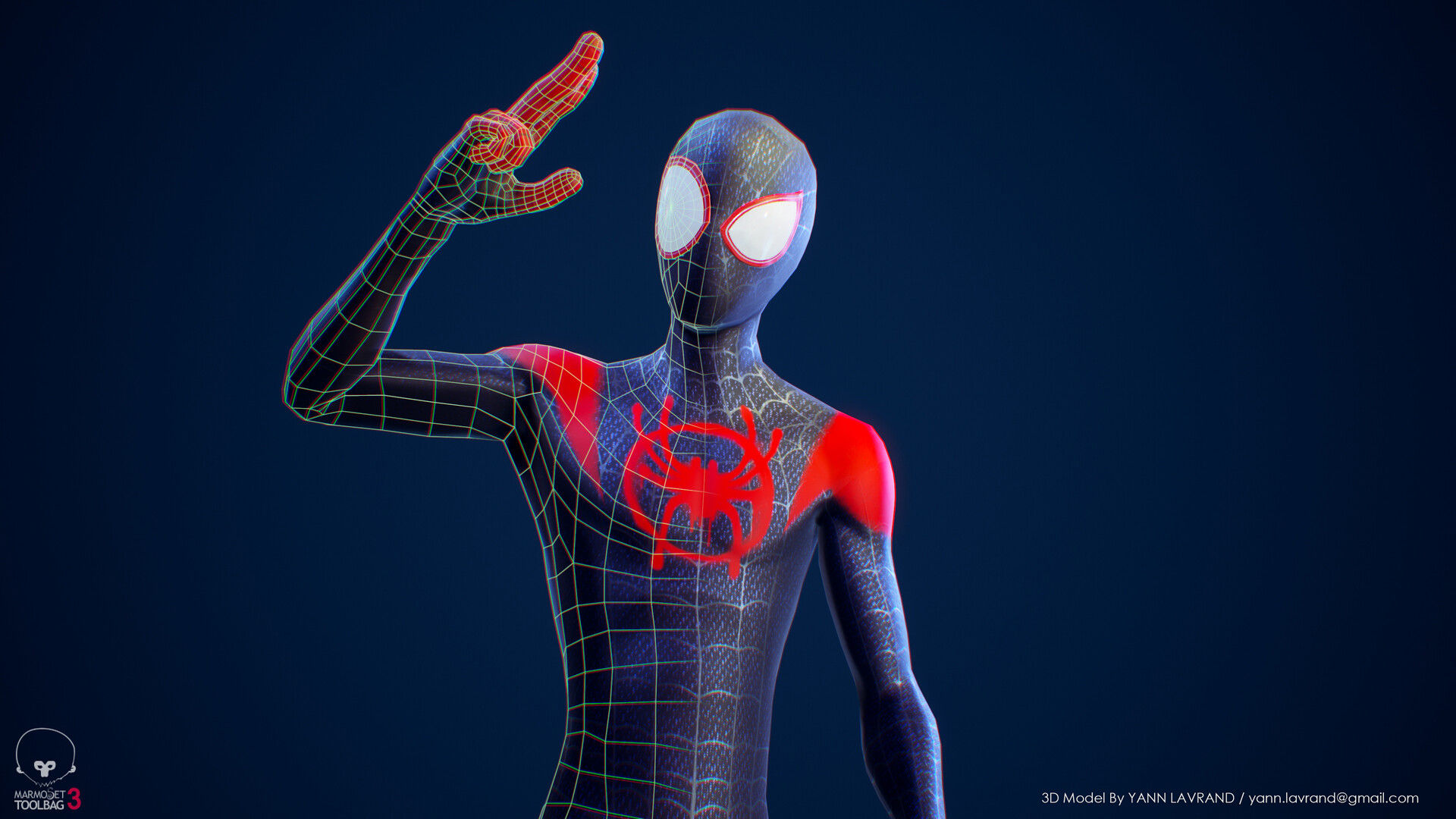 Wallpaper #zBliOo8BtGB6xQ78Jqw822 Yann Lavrand Only One Spiderman into the Spider Verse Fan Art