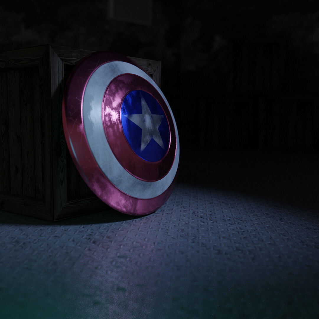 Wallpaper #3HNJg44BFI5NbQks4hk344 Artstation Captain America Shield