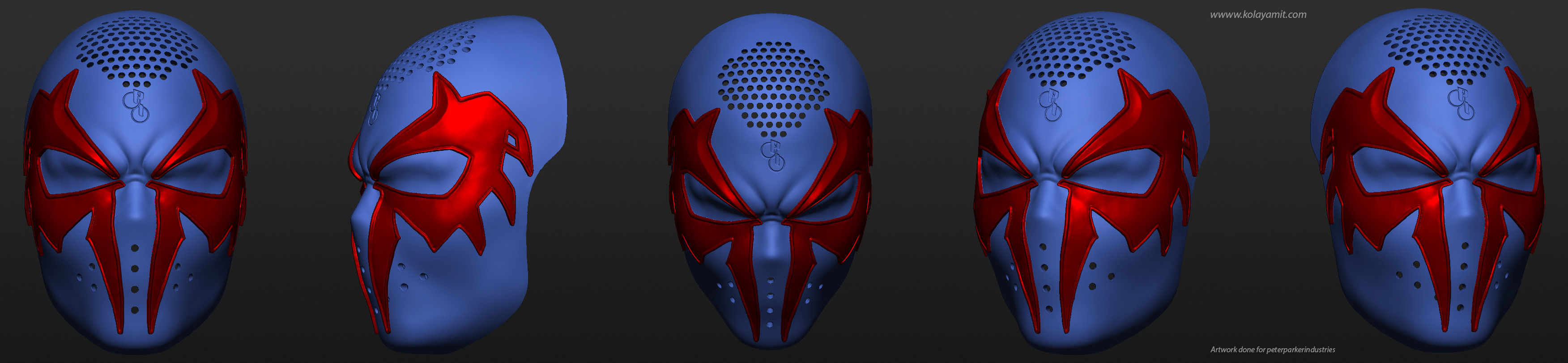 Wallpaper #_AC01Y4BSdW8dNoujgm549 Freelance 3D Character Artist Spiderman 2099 Mask
