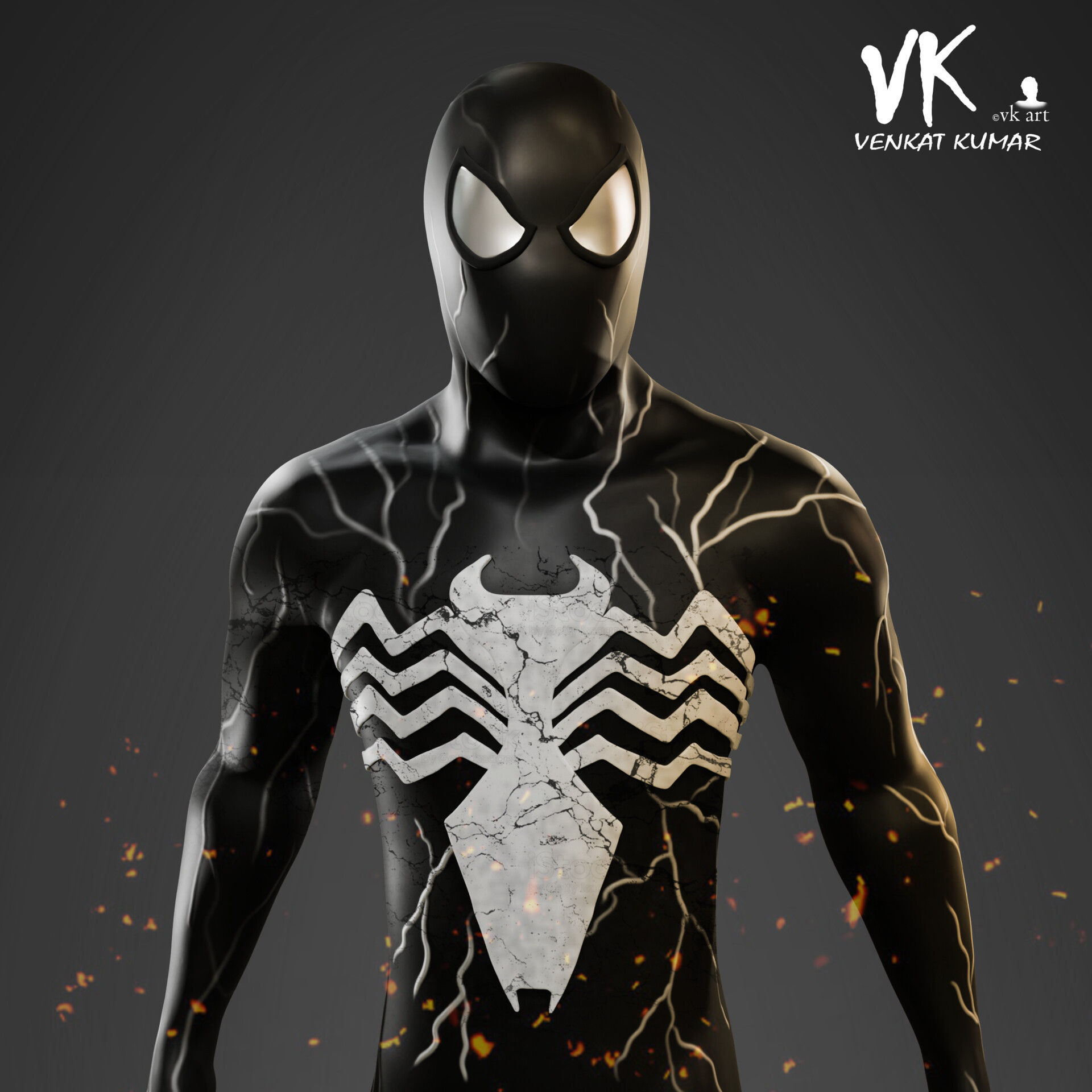 Wallpaper #thmFIo8BtGB6xQ78TYL313 Artstation Spiderman Symbiote Suit