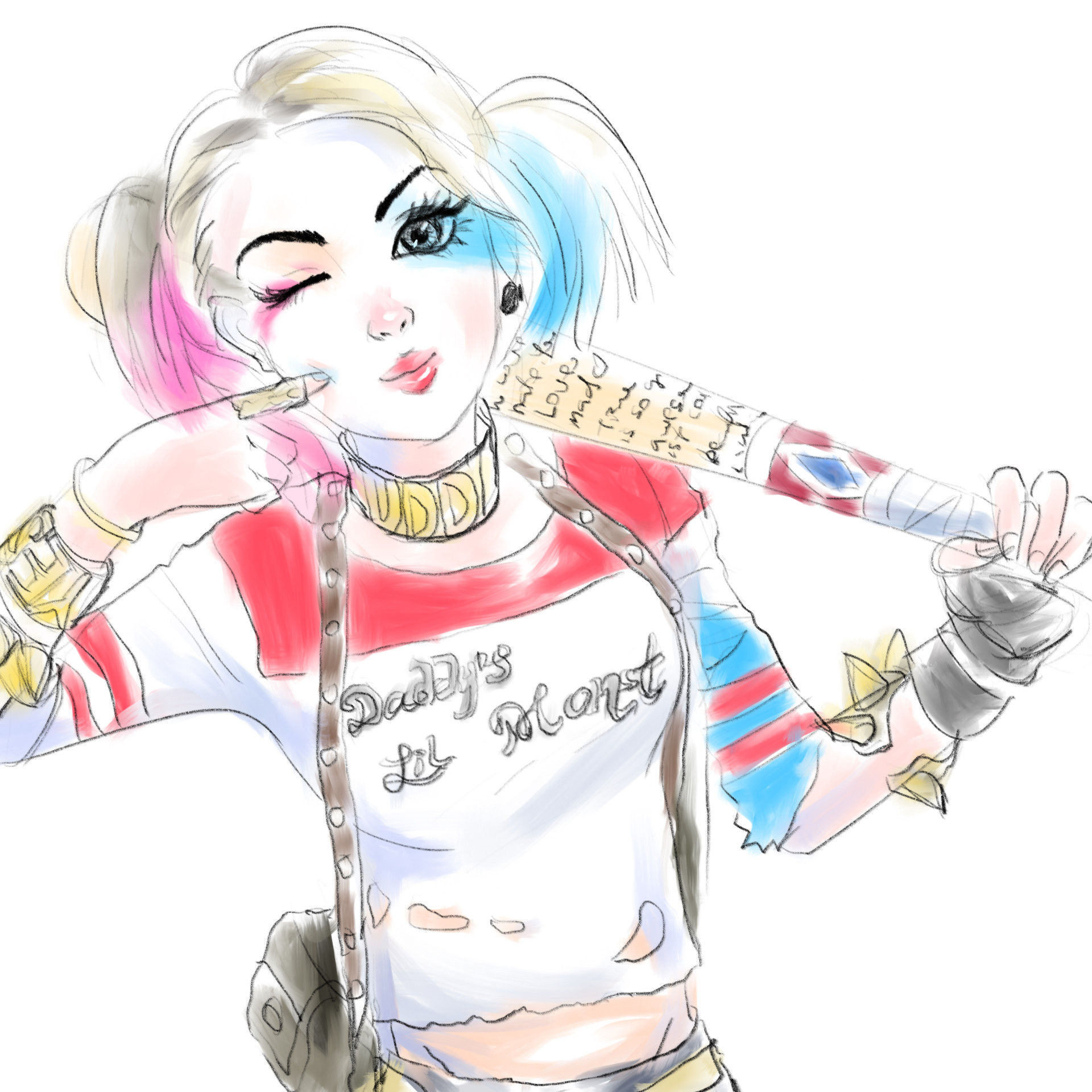 Wallpaper #YWcr-5IBSpphPi3-CZPD341 Mimimomomonster Harley Quinn