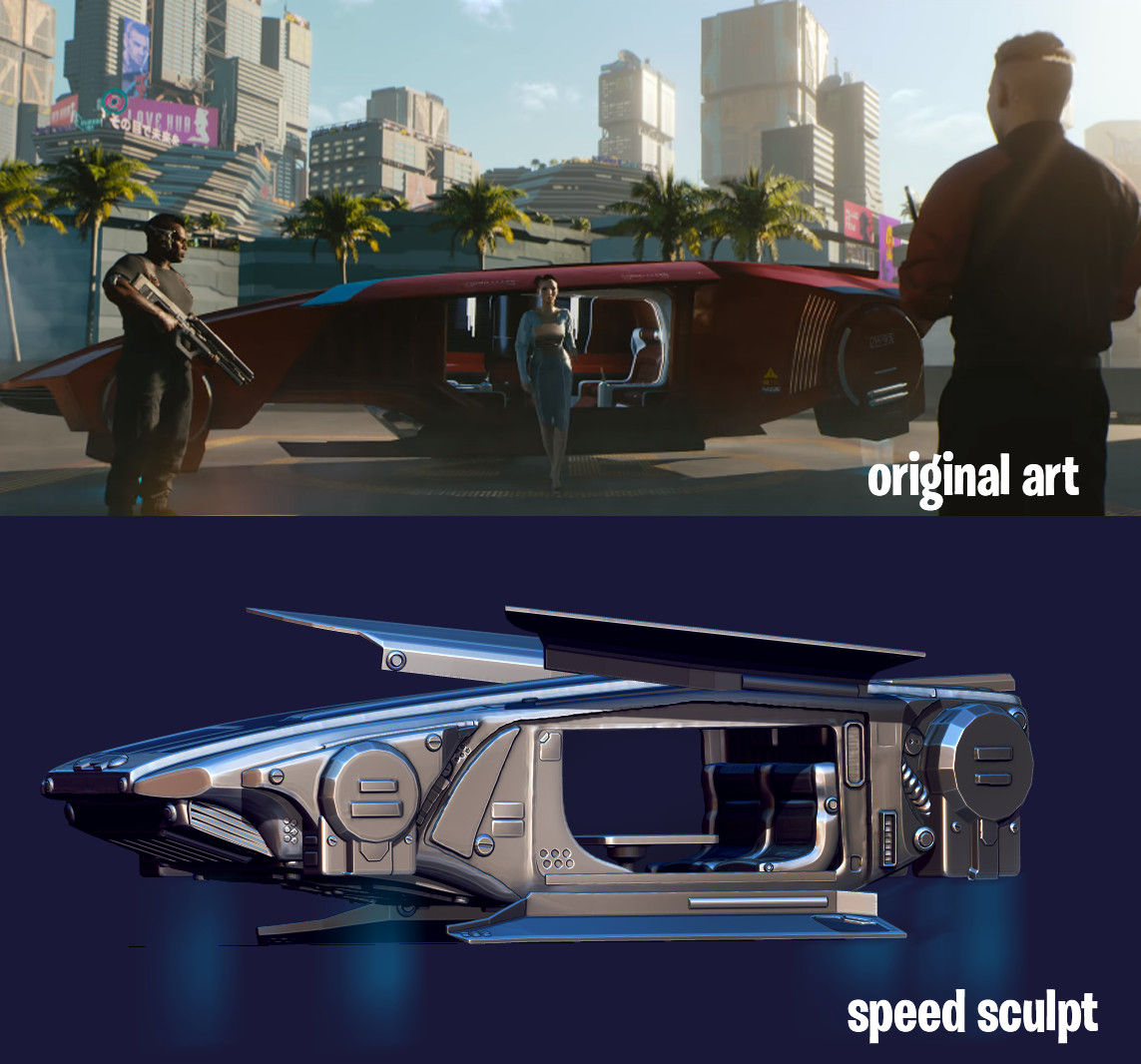 Wallpaper #sVh7NJMBzN9vxX34jDzR303 Evil Torn Cyberpunk Like Hovercar