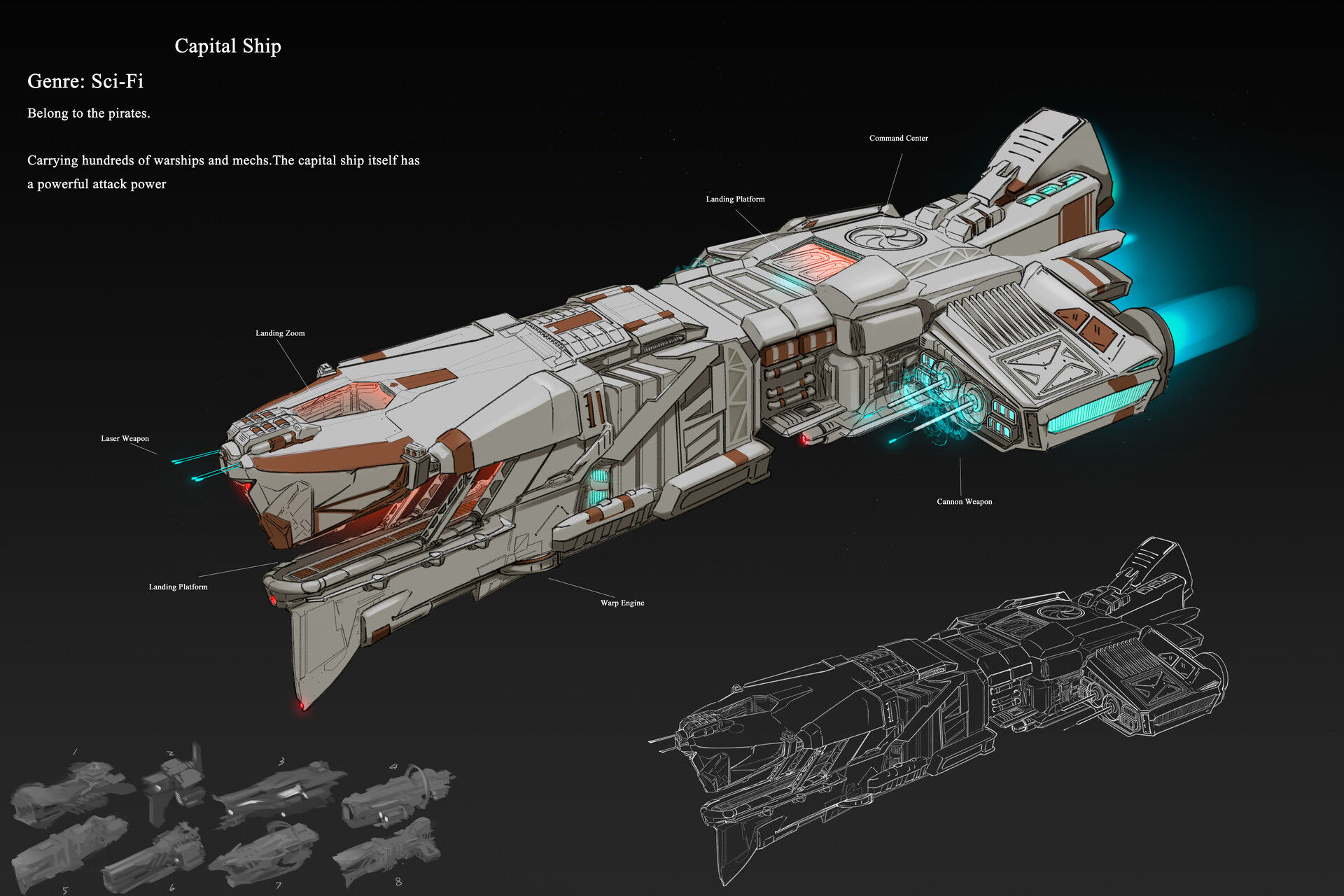 Wallpaper #anfAJ5MB-pgBXx60OqcO173 Artstation Spaceship