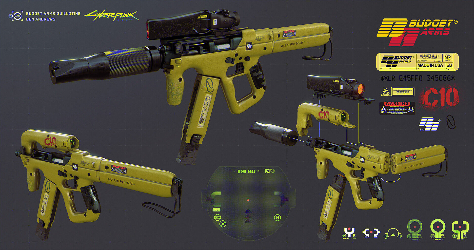 Wallpaper #raXqN5MBVBiSkHCa-IwL100 Ben Andrews Ben Andrews Guillotine Cyberpunk 02jpg 19201013