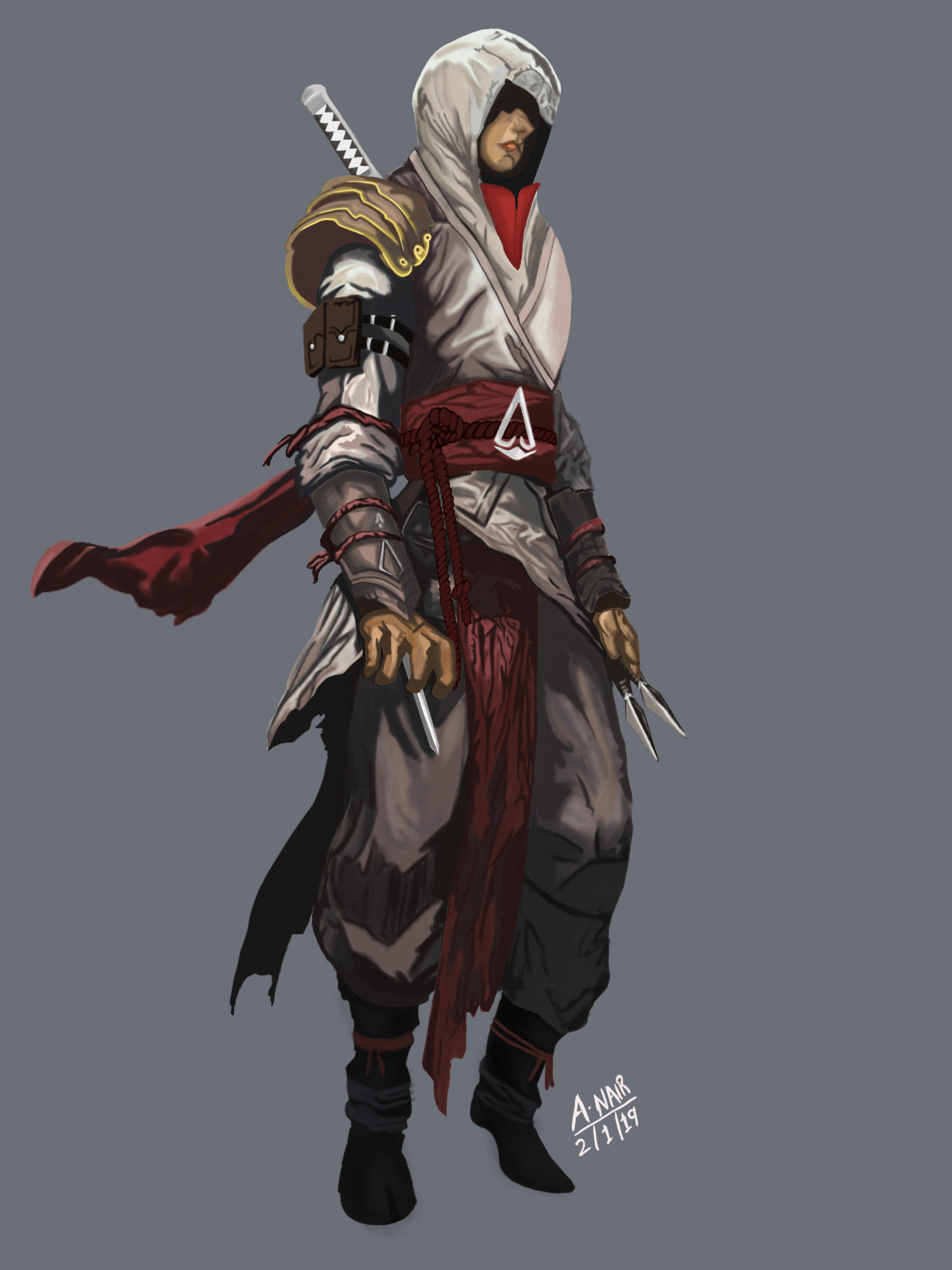 Wallpaper #DWdW85IBSpphPi3-jHVH64 Assassin Concept Art