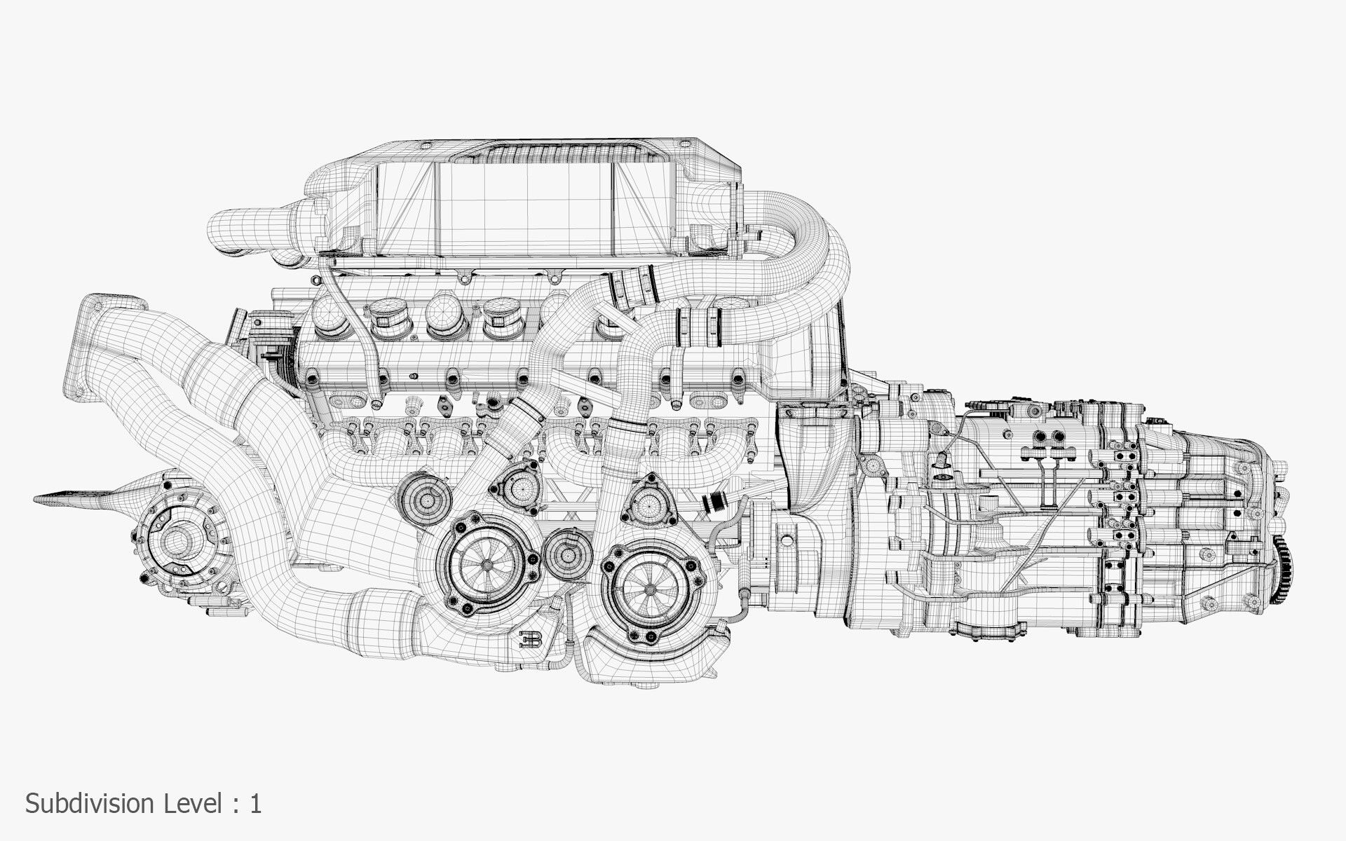Wallpaper #4gO2ZpMBpyOg8YnE_NvA147 Bugatti Veyron Engine Cutaway