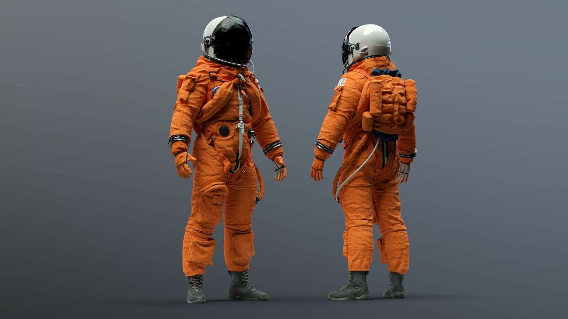Wallpaper #e2eE_JIBSpphPi3-ZZiW230 Astronaut Suit 3D Model Free