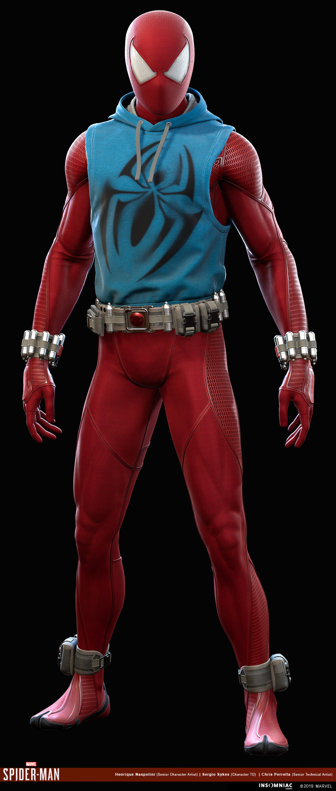 Wallpaper #rRl-Io8BtGB6xQ78mYIQ0 Henrique Naspolini Marvels Spider Man Scarlet Spider Suit