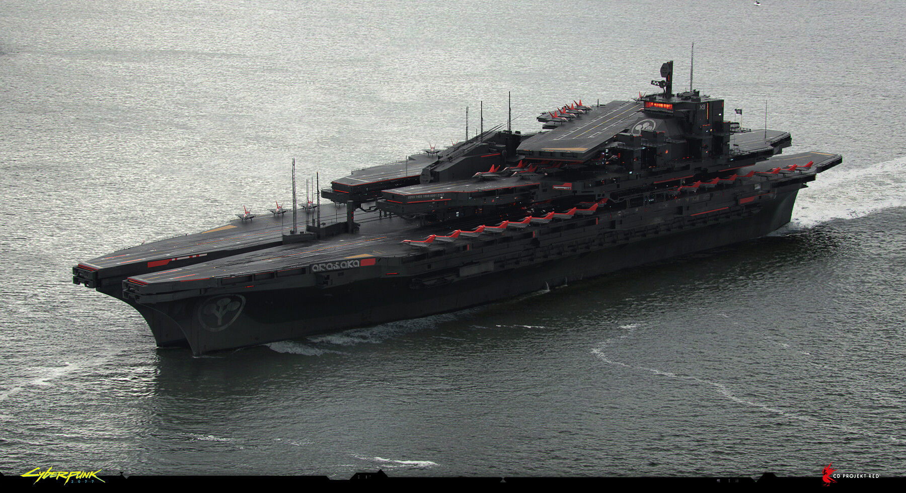 Wallpaper #DzsecZcBSWmA-tzpypAH160 Filippo Ubertino Arasaka Aircraft Carrier Cyberpunk 2077 Concept