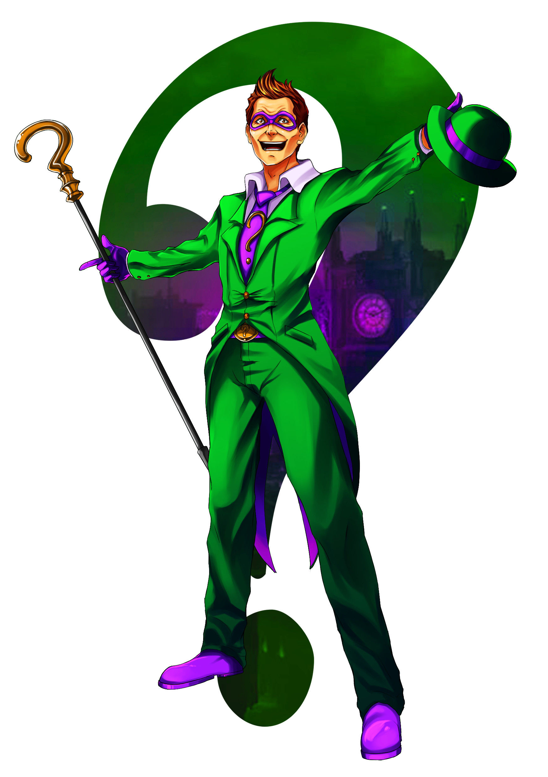 Wallpaper #Cf_SapMB3lSXT3zUreez54 Artstation the Riddler