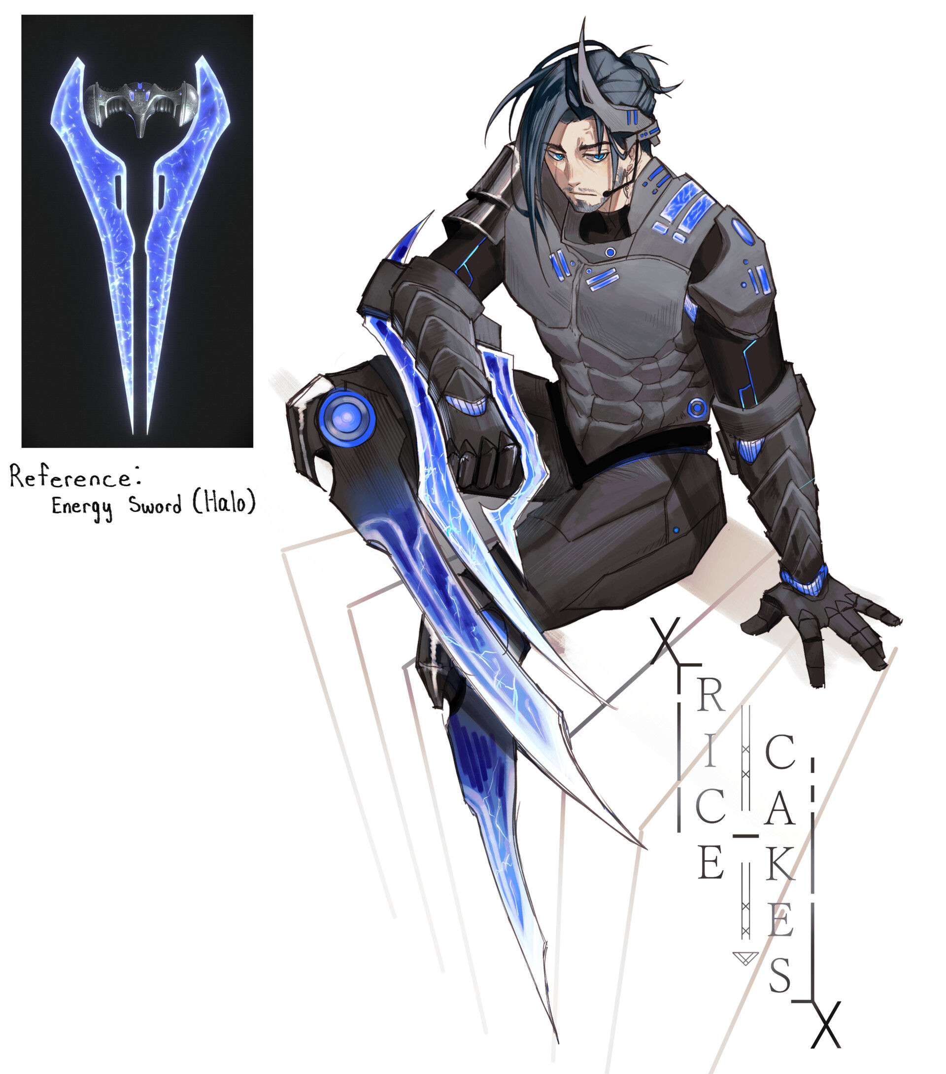Wallpaper #qQMaZJMBpyOg8YnEmtao221 Artstation Energy Sword Character Design