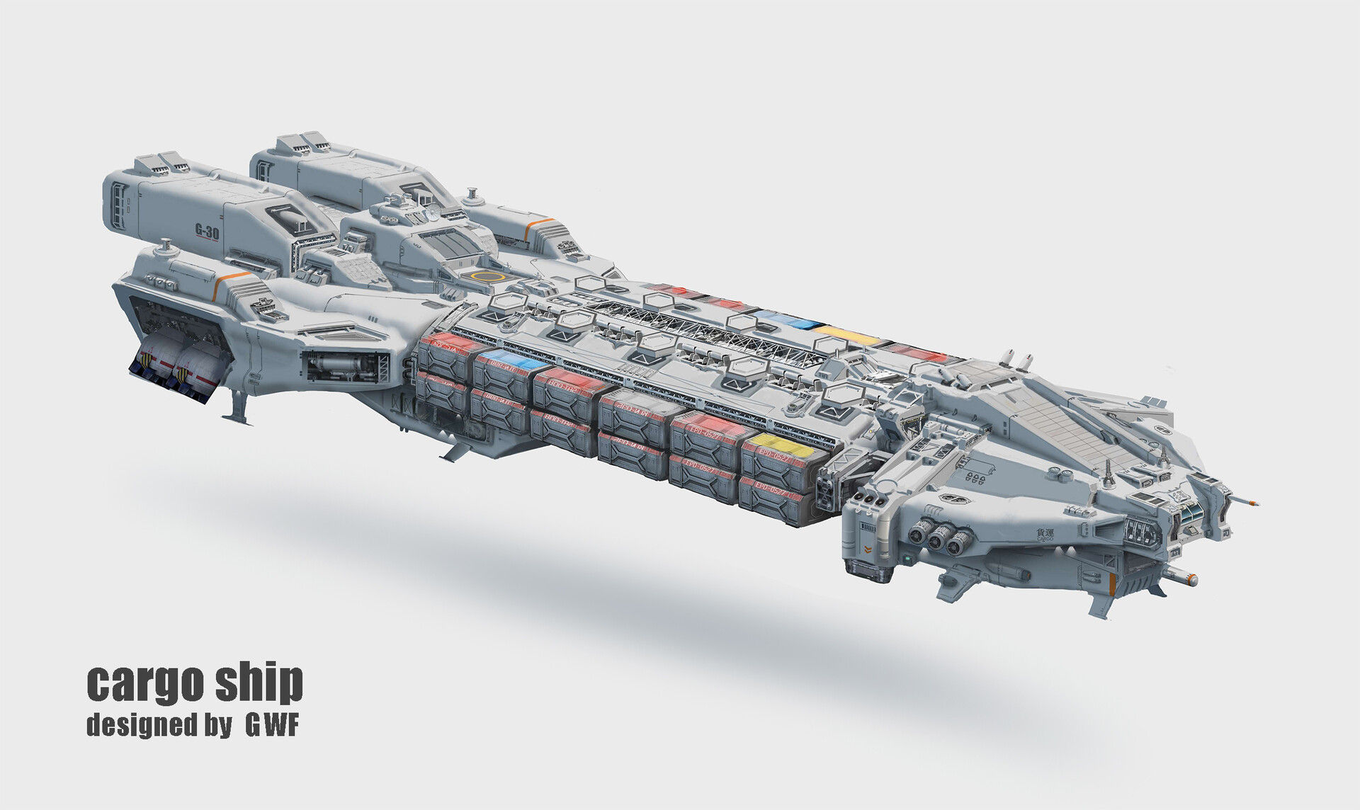 Wallpaper #rBmbHo8BtGB6xQ78Z3ny33 Artstation Cargo Ship