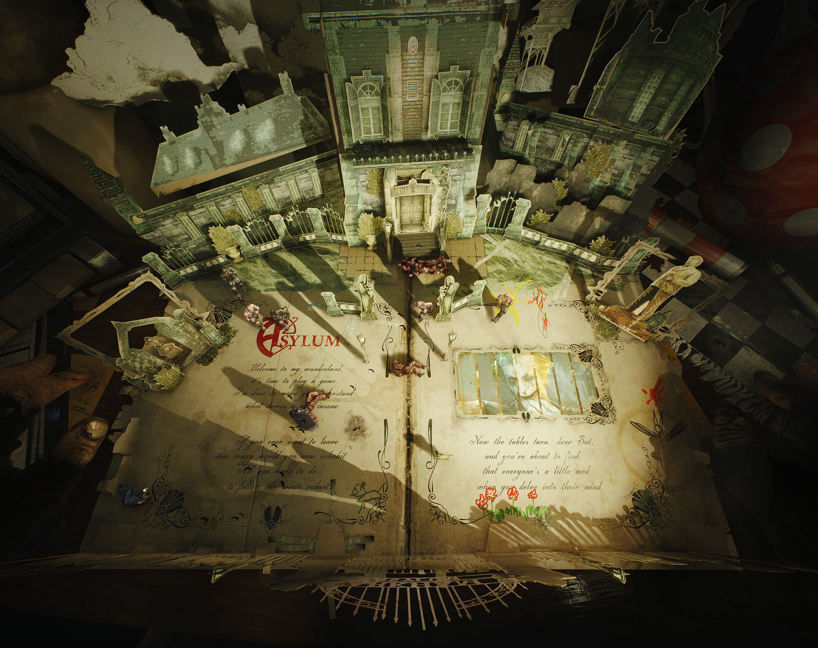 Wallpaper #m2d79ZIBSpphPi3-ZH-v145 Ronan Mahon Batman Arkham Knight Mad Hatter Popup Book Arkham Asylum