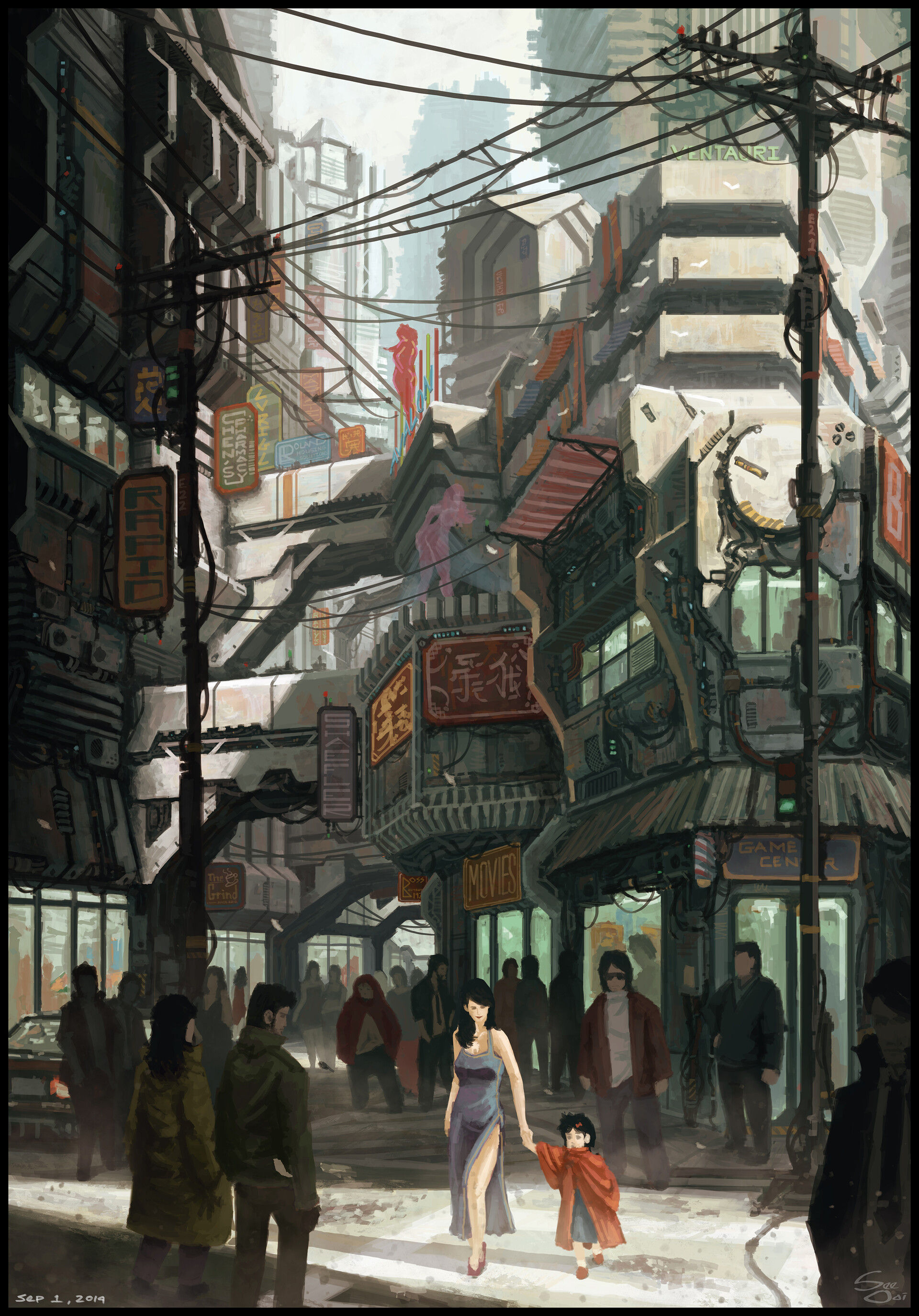Wallpaper #QkVcpo4B7YBJg1BVHabw26 Cyberpunk Street by See Ooi Lim Rcyberpunk