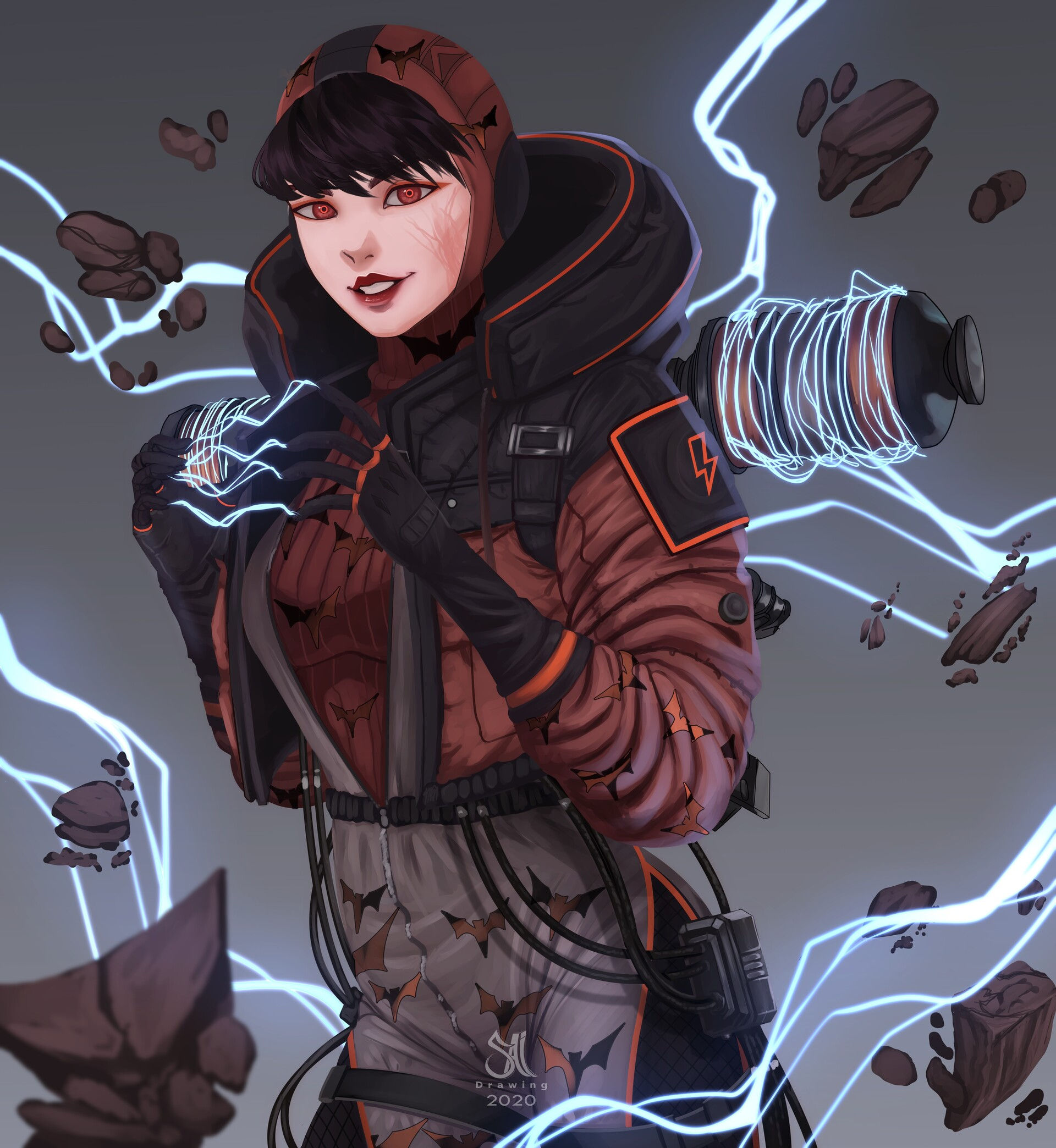Wallpaper #fyzcSZMB0E1QgA7wCfSx13 Sai Drawing Wattson from Apex Legends