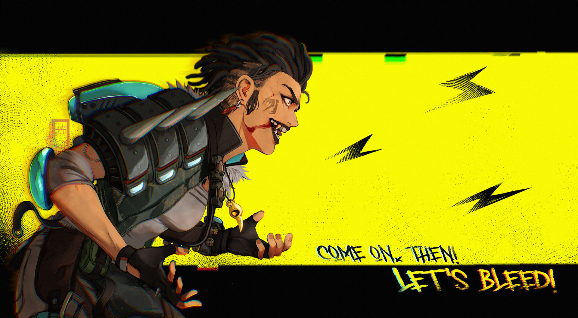 Wallpaper #gX2v844Bnwiau_P6EA3O46 Artstation Apex Legends Mad Maggie