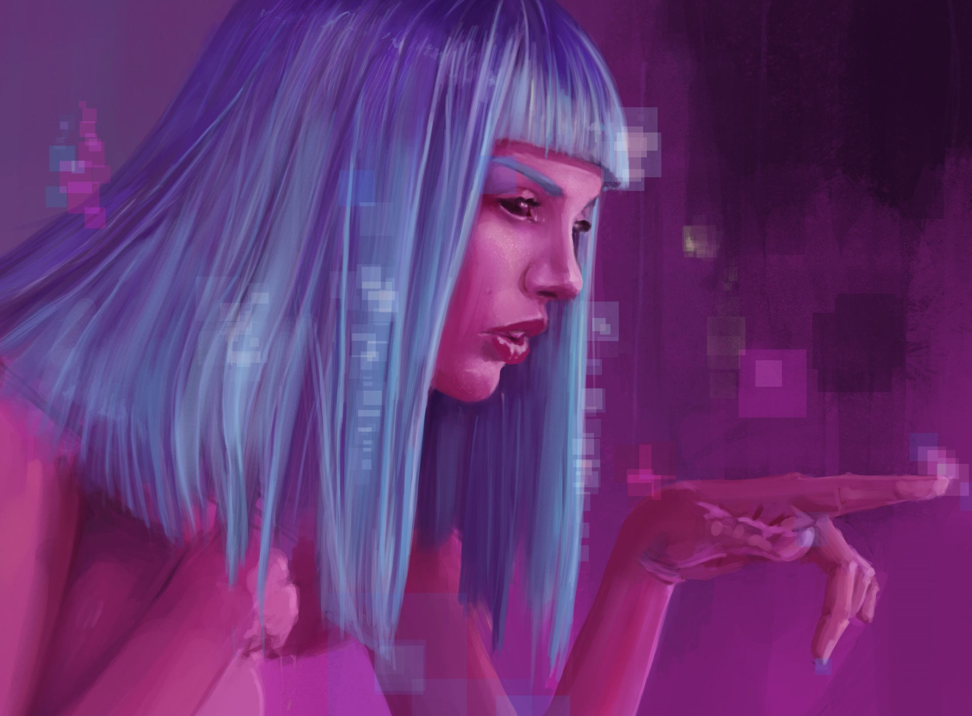 Wallpaper #NIJmQJMB0GiFKesMCsGr167 Artstation Blade Runner Fan Art