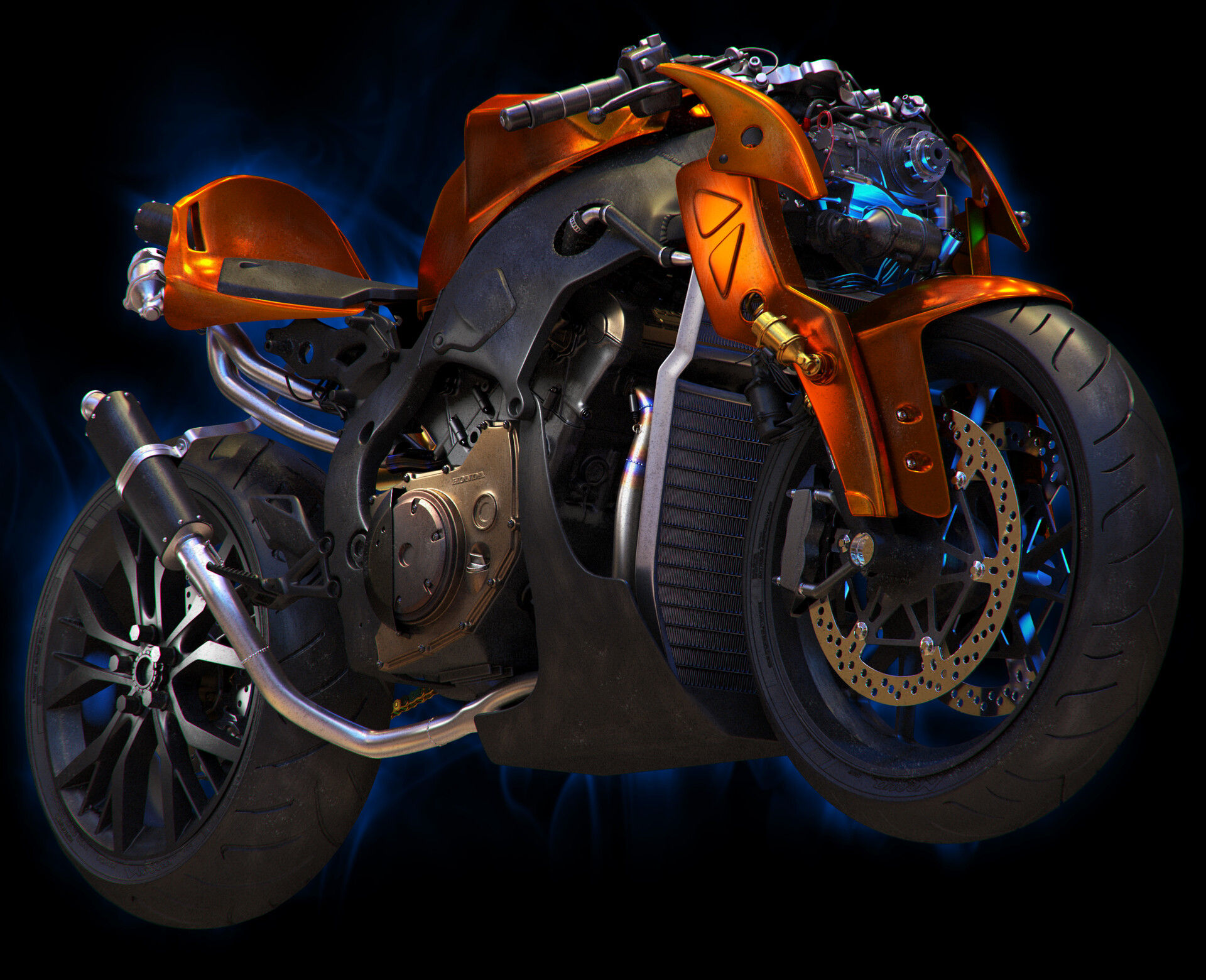 Wallpaper #WkD9LpMBJhL2WPbal7s-99 Artstation Fantasy Motorcycle