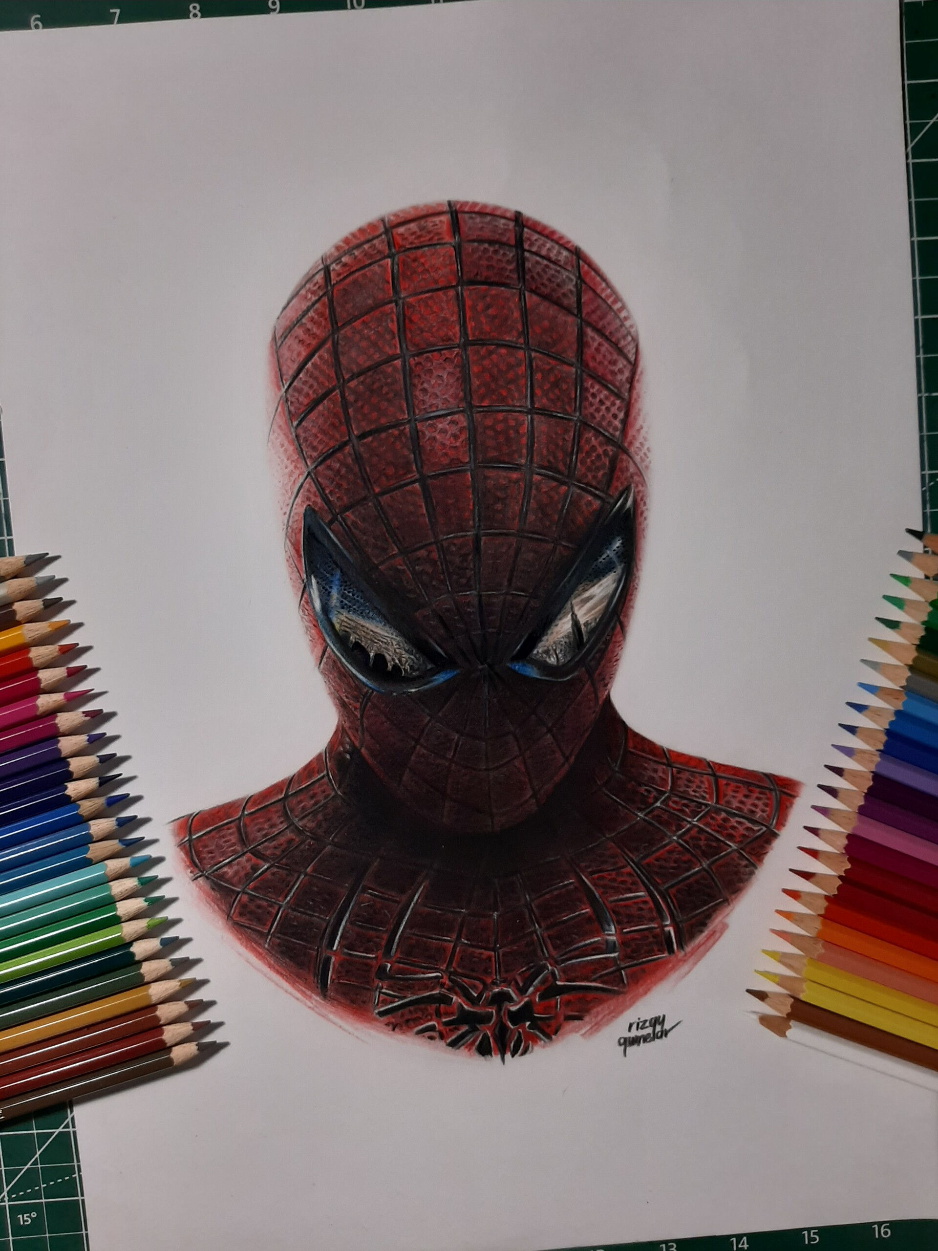 Wallpaper #s6VdOJMBVBiSkHCa3Y3I229 Spiderman Colour Sketches