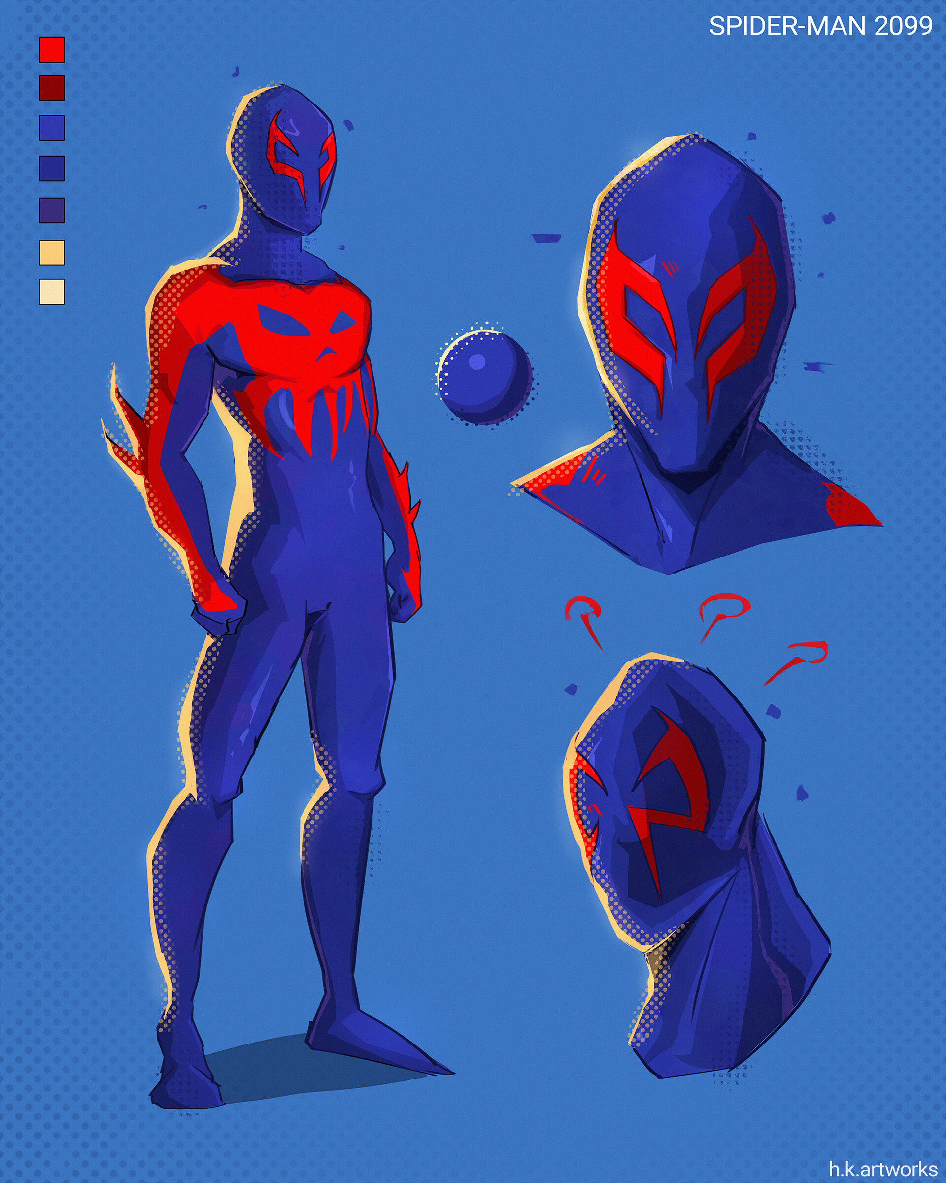 Wallpaper #IhlyE48BtGB6xQ78H2Zq36 Artstation Spider Man 2099