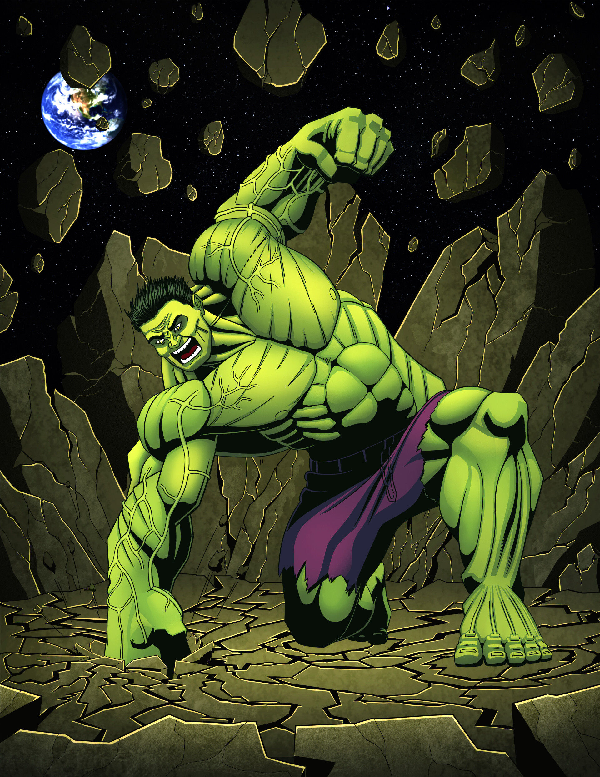 Wallpaper #oVjzM5MBzN9vxX34oTrU168 Artstation Hulk Smash