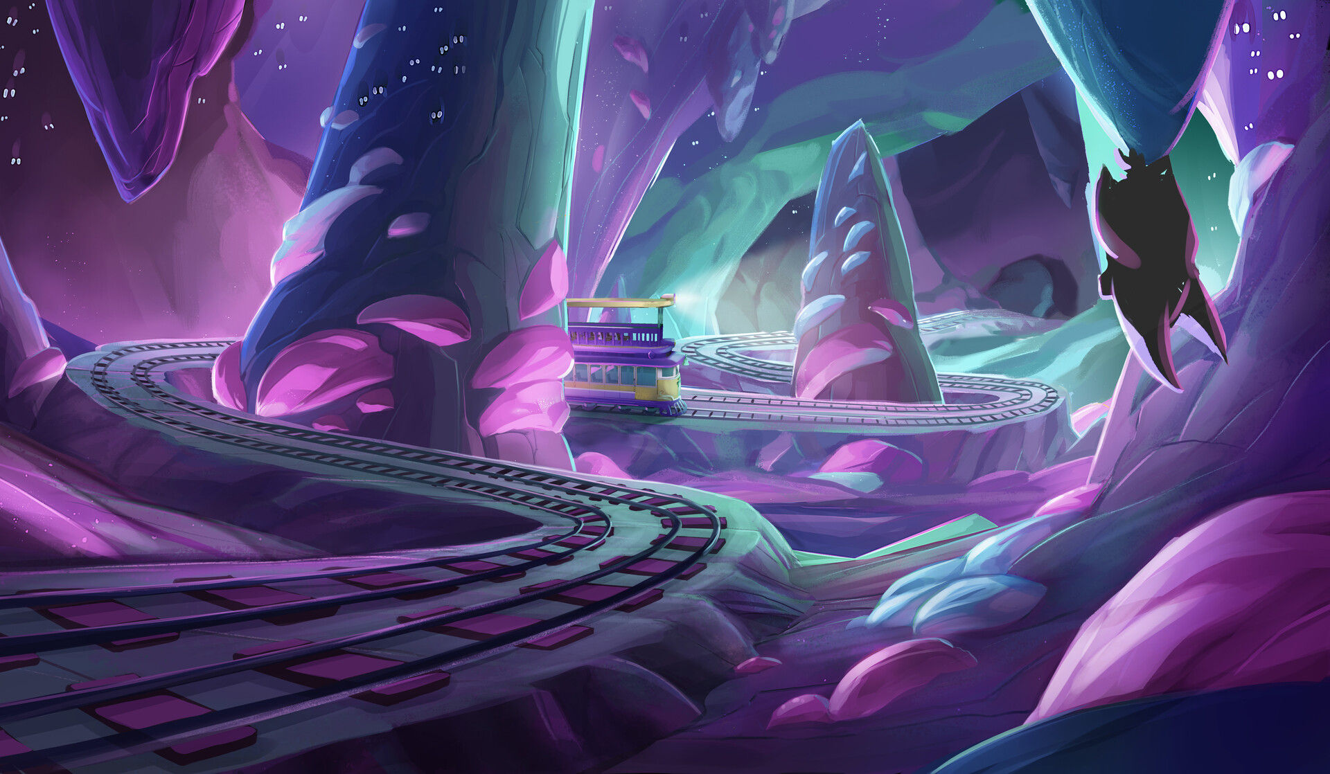 Wallpaper #3GicIZMBSpphPi3-nTDR303 Luke Buxton Mighty Express Production Design