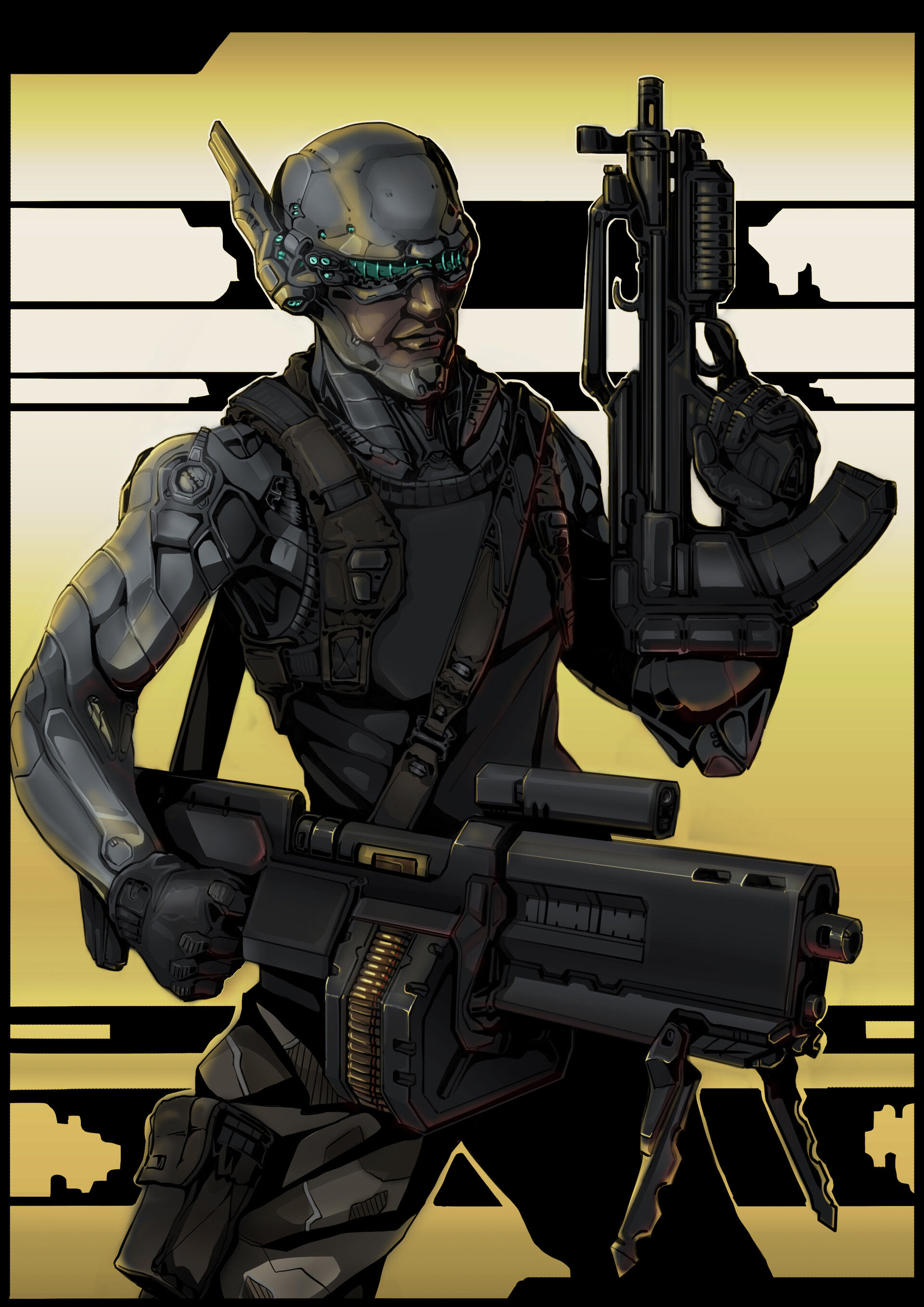 Wallpaper #EBqIT5MB1yWOL4qgrX-V131 Artstation Borg Shaitan Cyberpunk 2020 Redesign