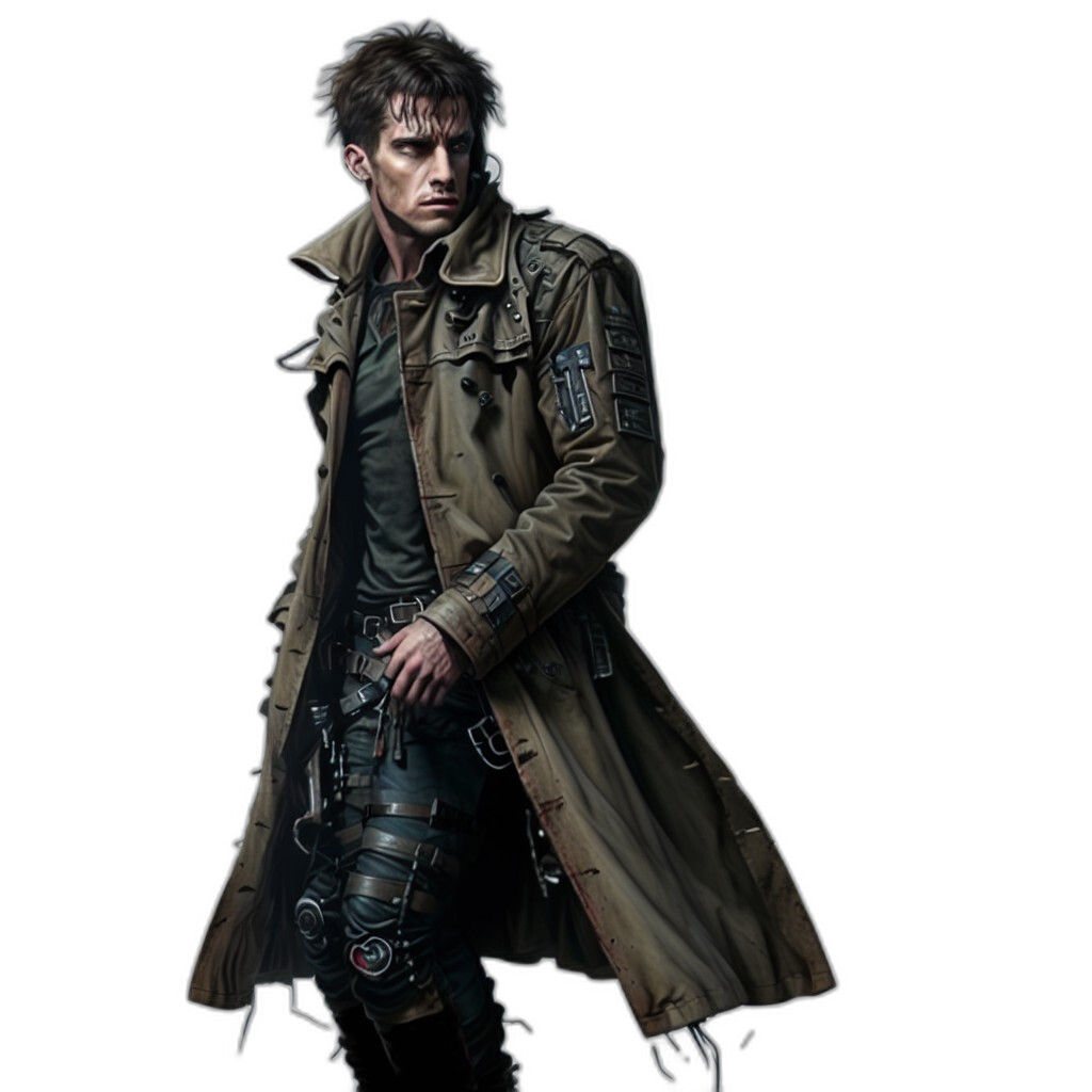 Wallpaper #L22bbJcBycdYOYFTC3Pc140 Catbyte Studio Concept Design Cyberpunk Apoc Trench Coat