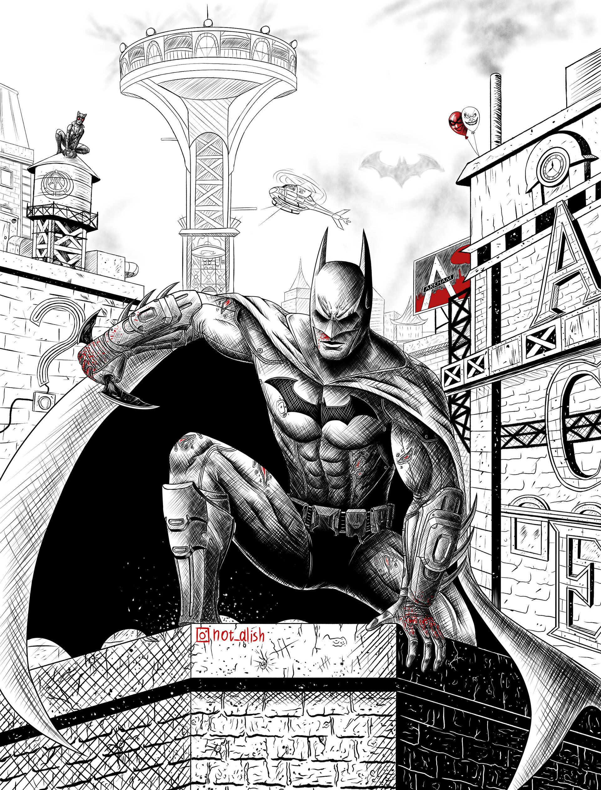 Wallpaper #Bhl1HY8BtGB6xQ78i3fb0 Artstation Batman Arkham City
