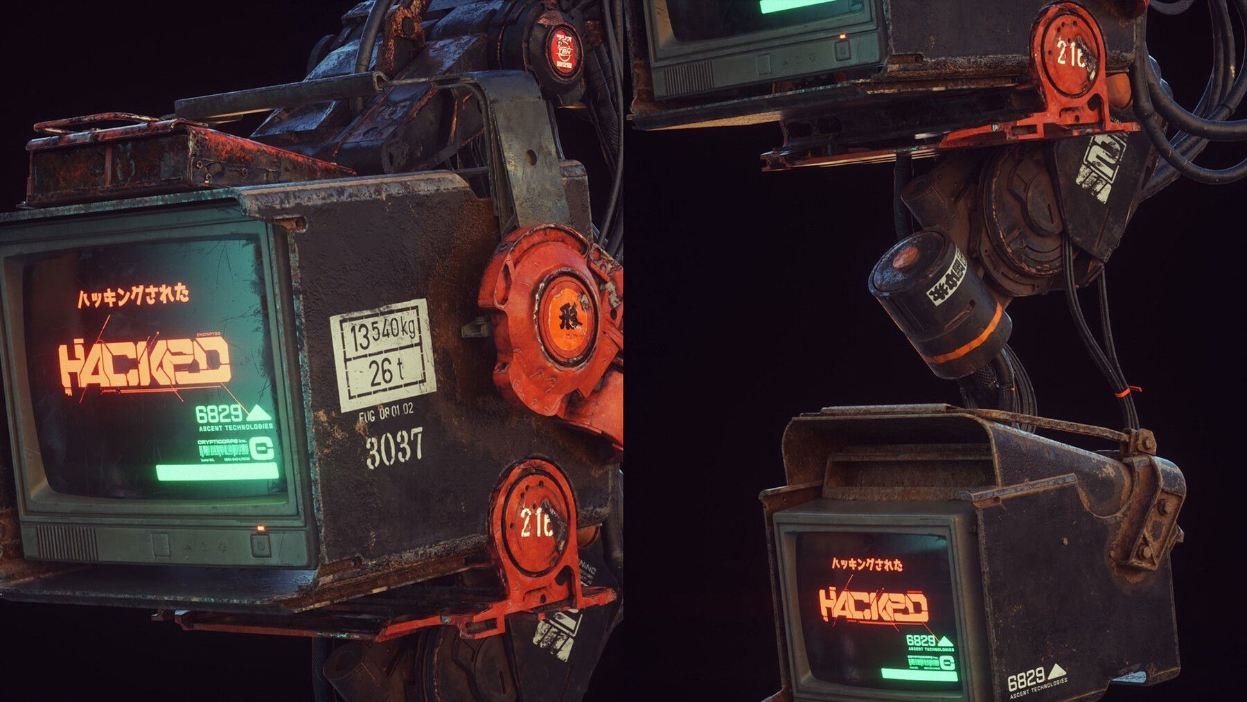 Wallpaper #5hkrAo8BtGB6xQ78KkkG26 Artstation Cyberpunk Terminals Pack Game Assets