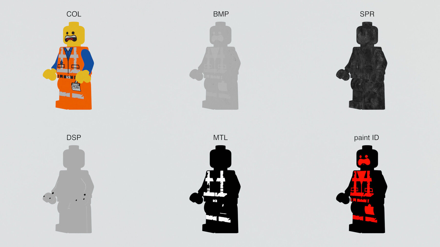 Wallpaper #BGj9GJMBSpphPi3-RxXs5 Artstation Lego Minifigure 3D Model Pbr Textures Resources