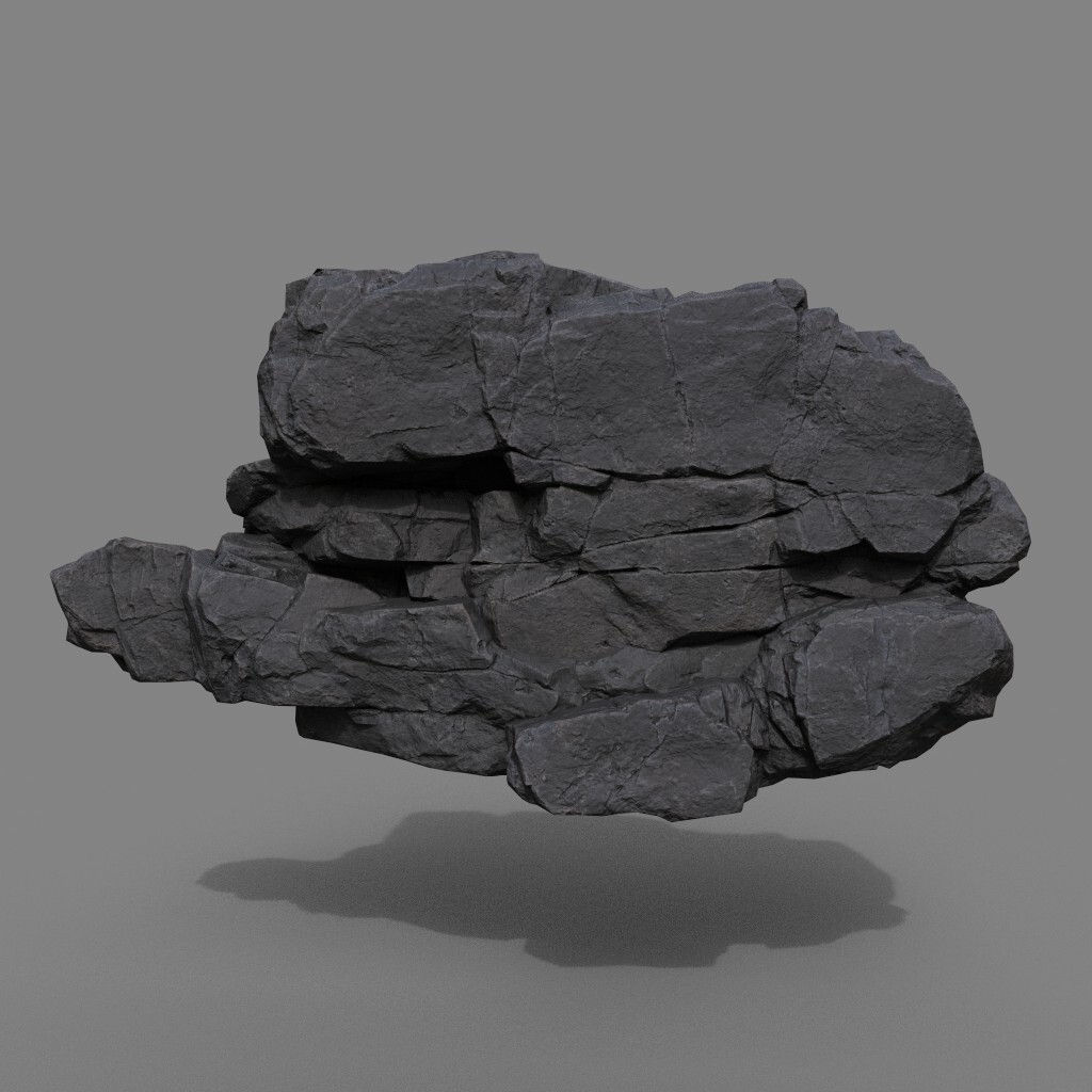 Wallpaper #6FMrNZMBYjRkjcHs2Ogk23 Artstation Low Poly Black Cliff Face 221208 Ultra HD 16k Texture