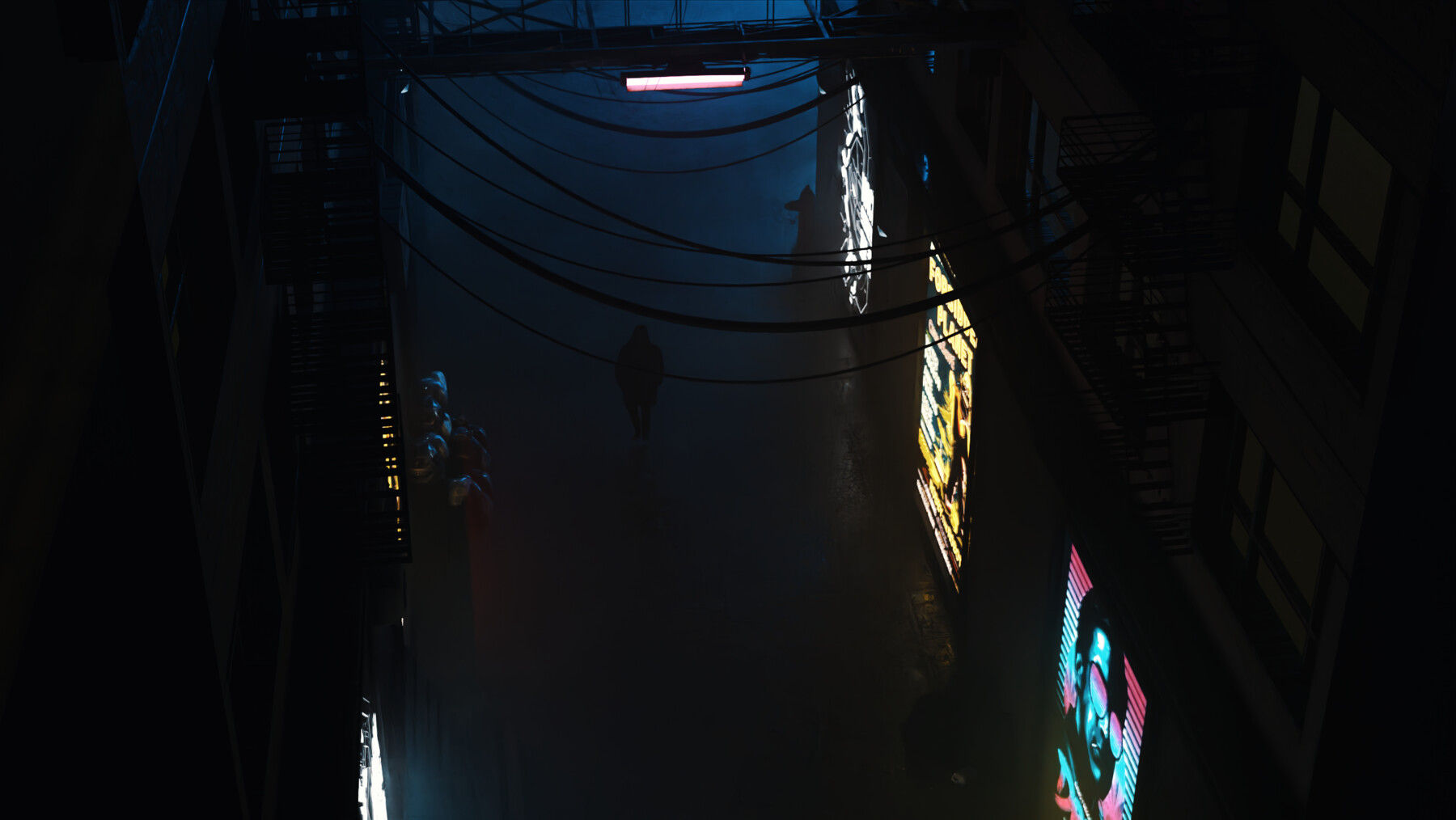 Wallpaper #0GgmGJMBSpphPi3-_xE137 Artstation Cyberpunk Street Scene 3D Blender File Textured Fbx