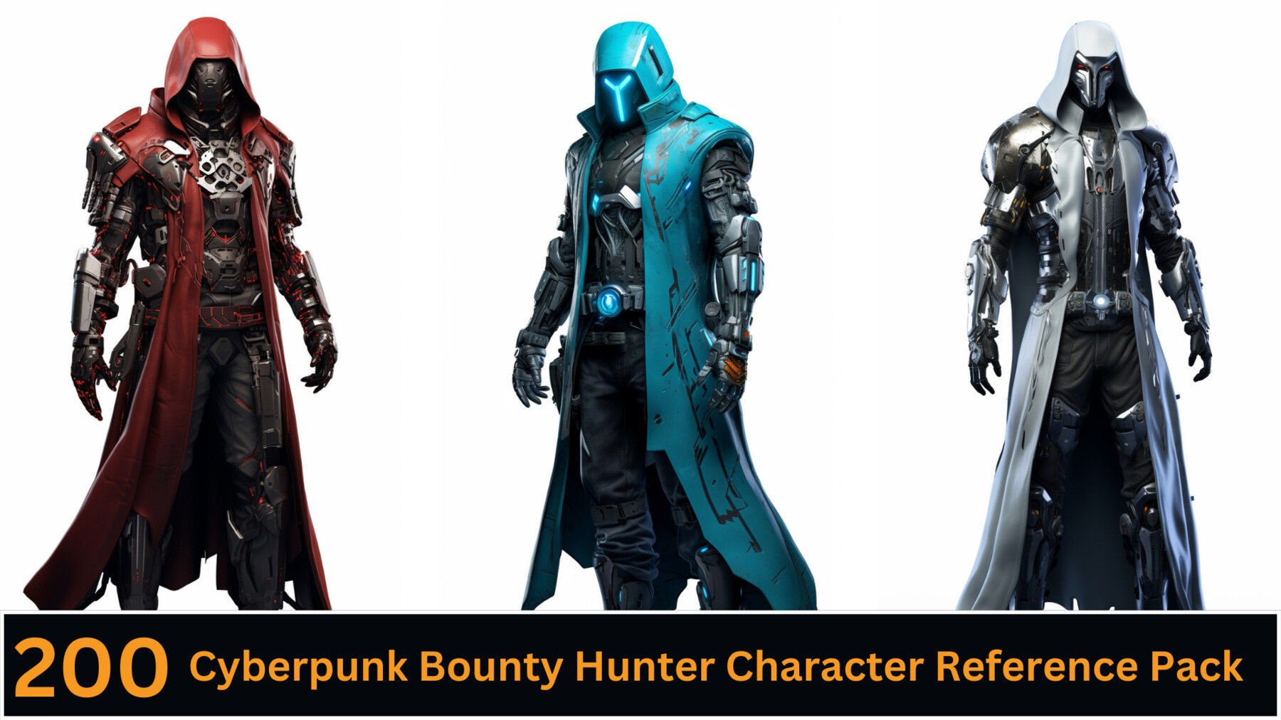 Wallpaper #WmdN75IBSpphPi3-QmFb20 Artstation 200 Cyberpunk Bounty Hunter Character Reference Pack