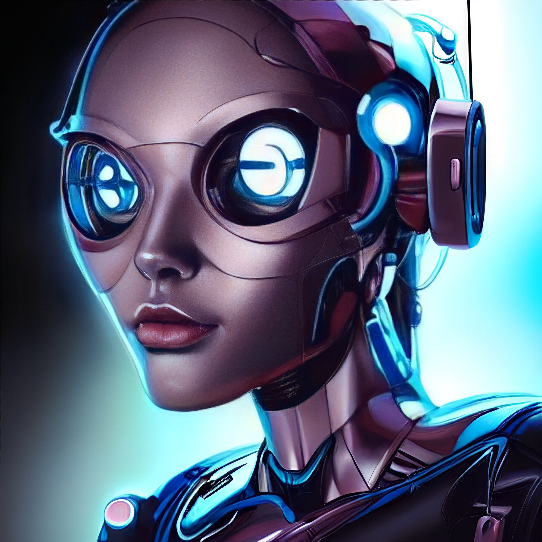 Wallpaper #C2cfDZMBSpphPi3-T-MG72 Artstation Cyberpunk Girl 3D Artworks