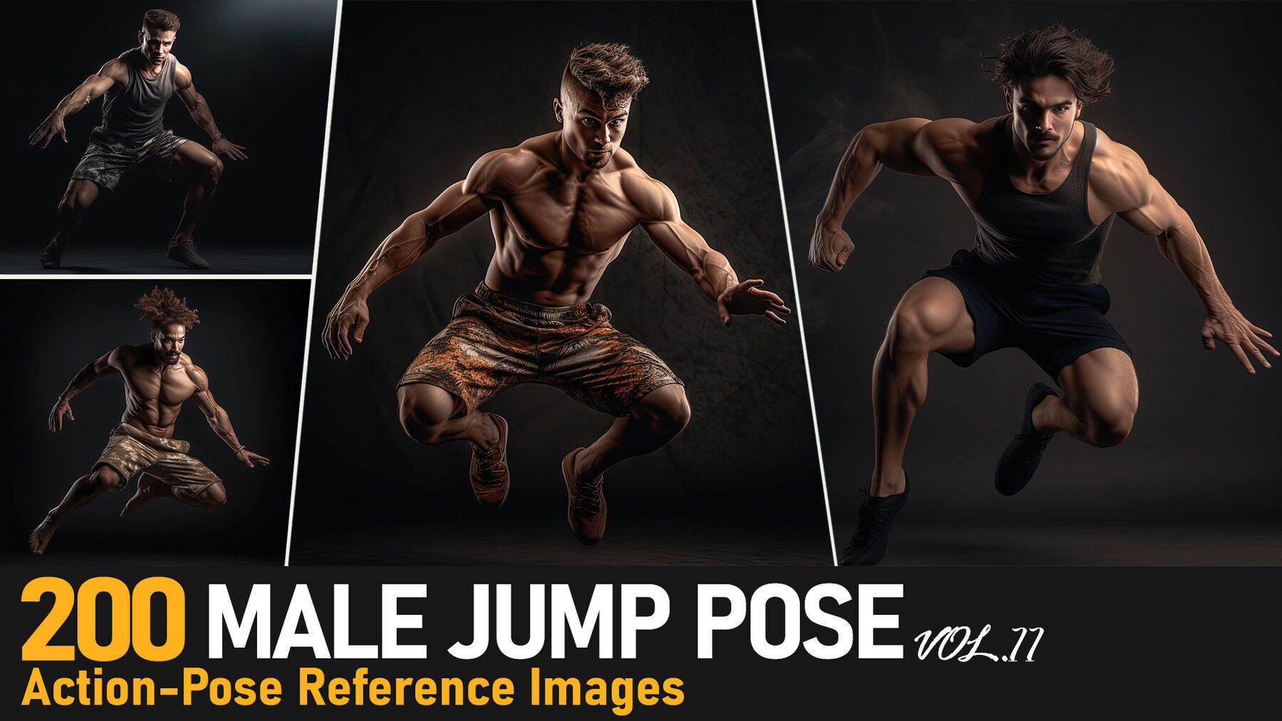 Wallpaper #vQMhY5MBpyOg8YnExNQw193 Artstation Male Jump Pose Vol114k Reference Images Artworks