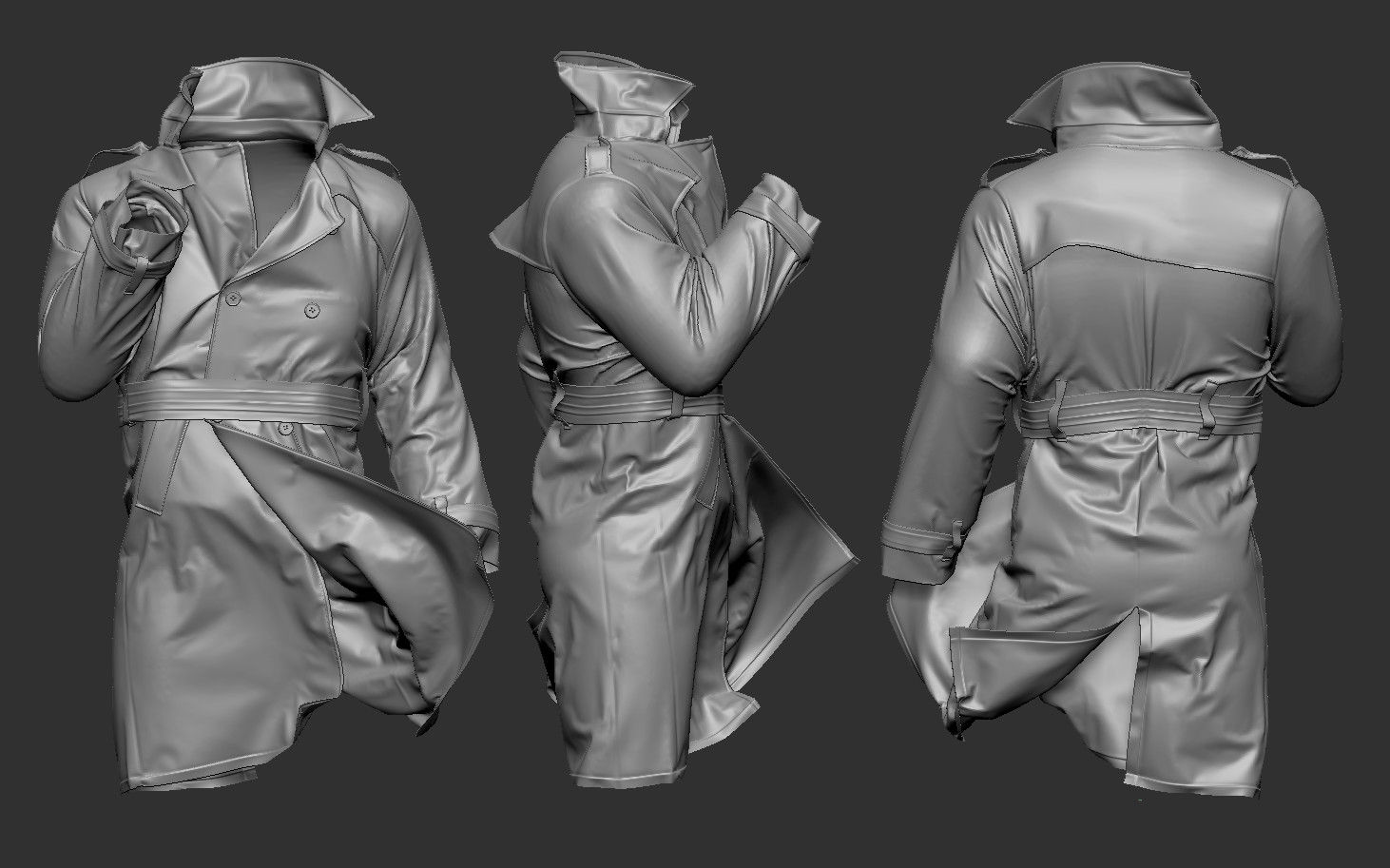 Wallpaper #I52gZpcBkAG5jTCHi7Ne16 Artstation Marvelous Designer Creating a Trench Coat Tutorials