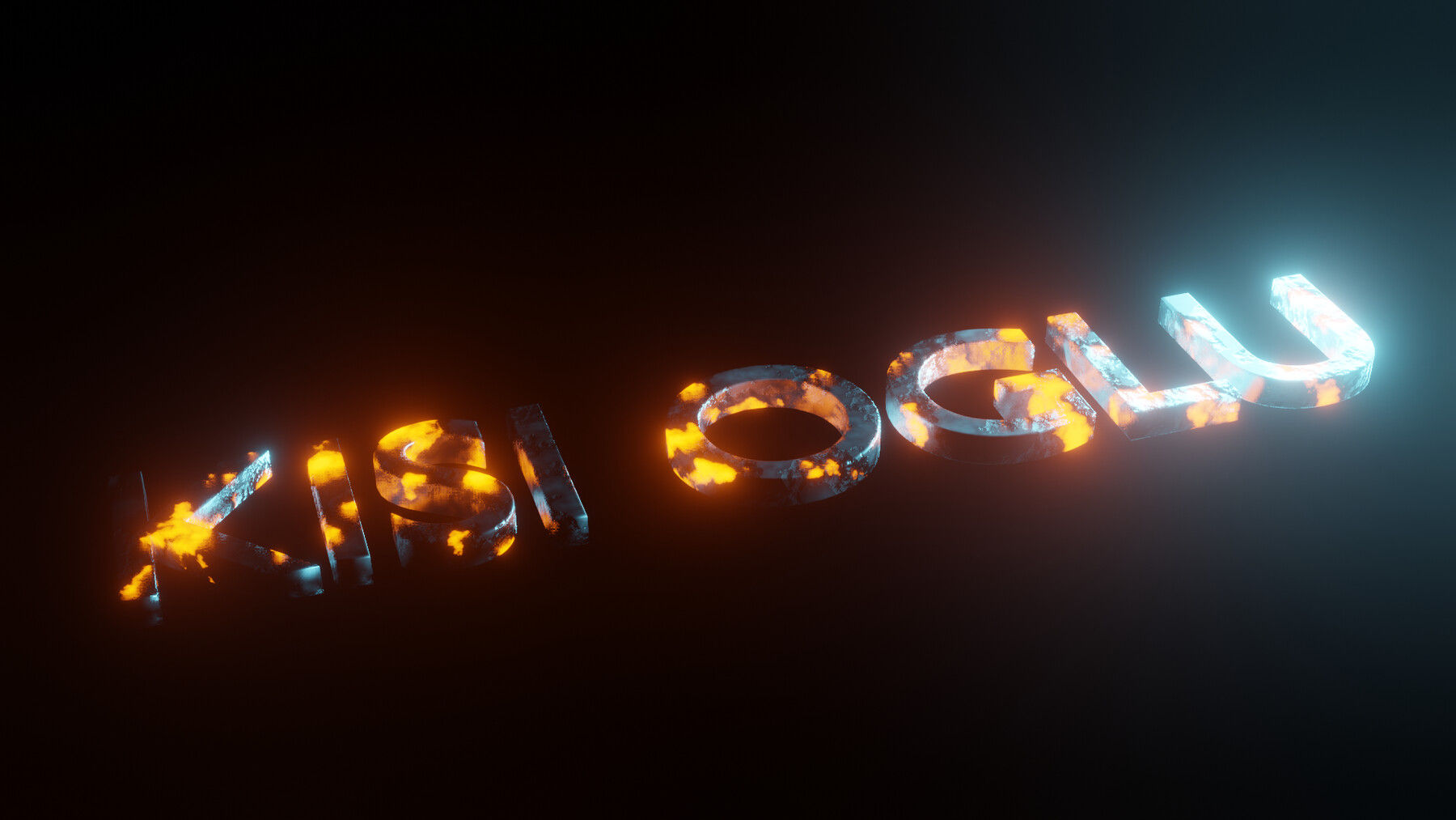 Wallpaper #uGeq85IBSpphPi3-JHaQ21 Artstation Fire and Ice Text Animation Resources