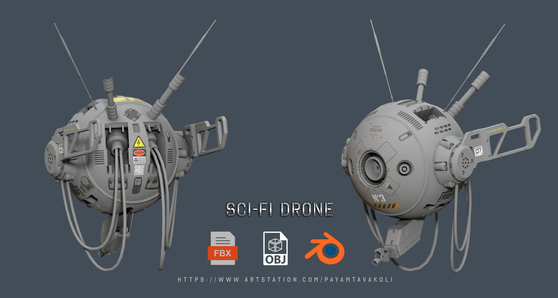 Wallpaper #eb723 Concept Sci Fi Drone Obj