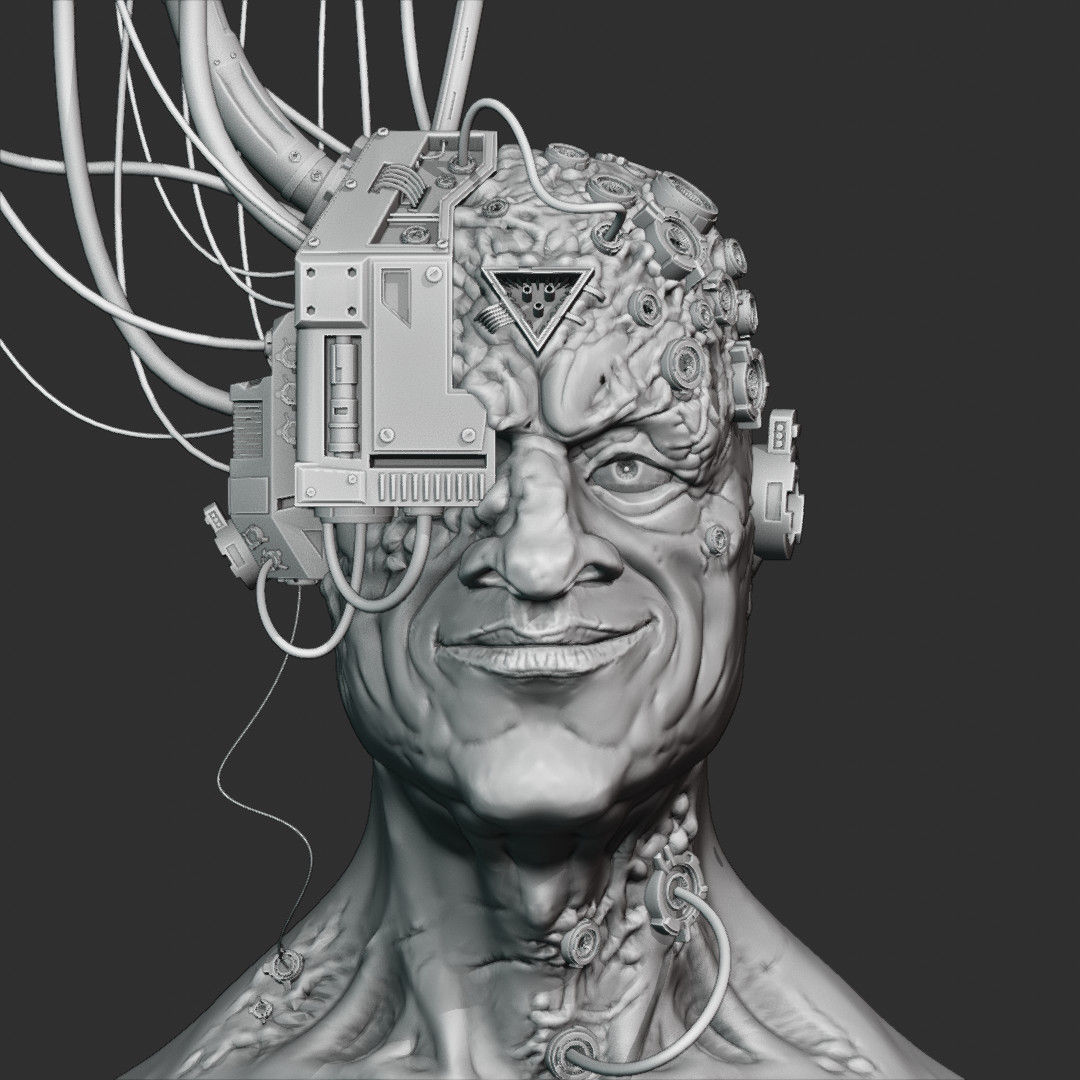 Wallpaper #RaUlN5MBVBiSkHCarotk138 Artstation Cyberpunk Portrait Blend File Resources
