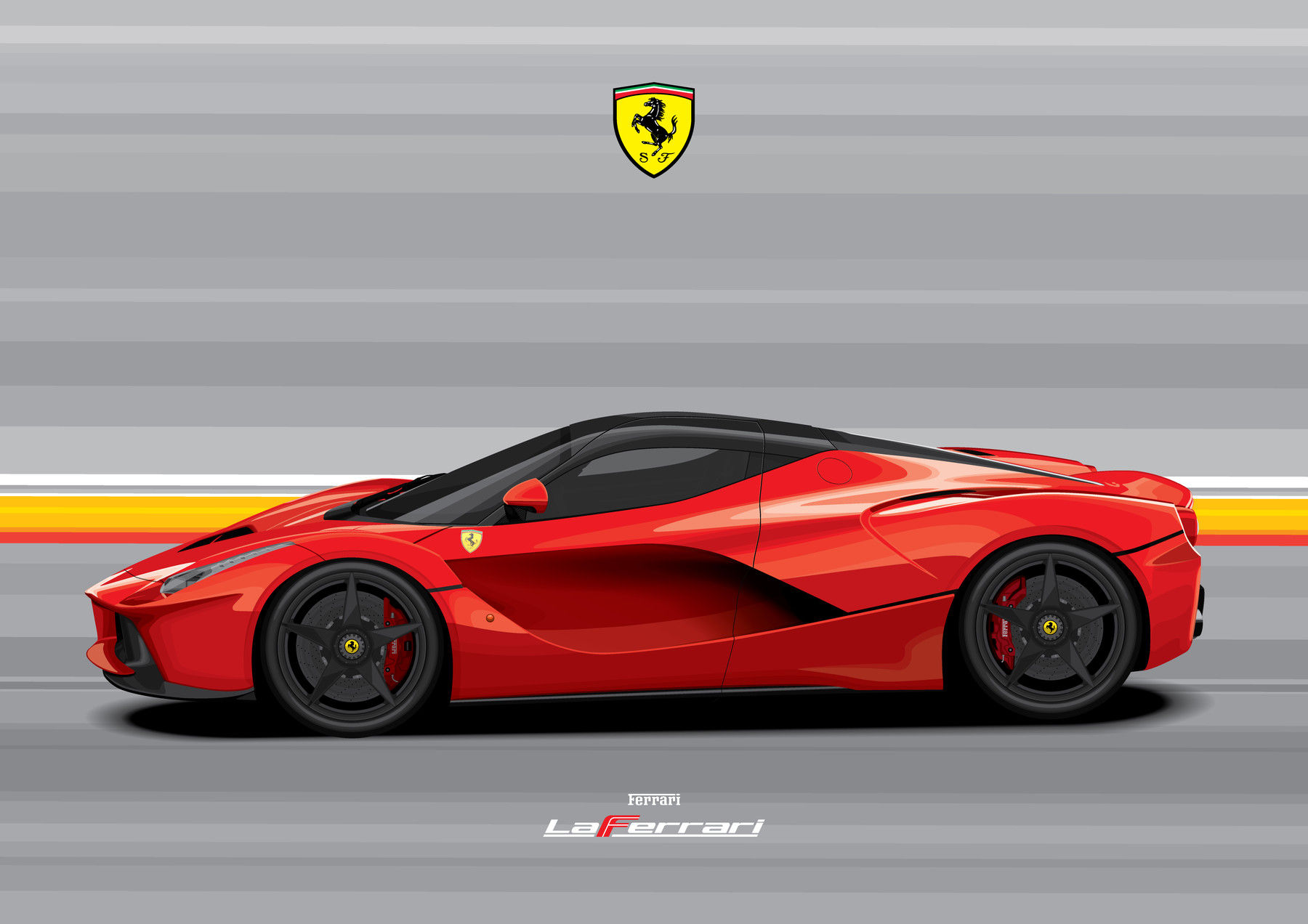 Wallpaper #K2cxEJMBSpphPi3-cPKj142 Artstation Ferrari Laferraridigital File Vector Artworks