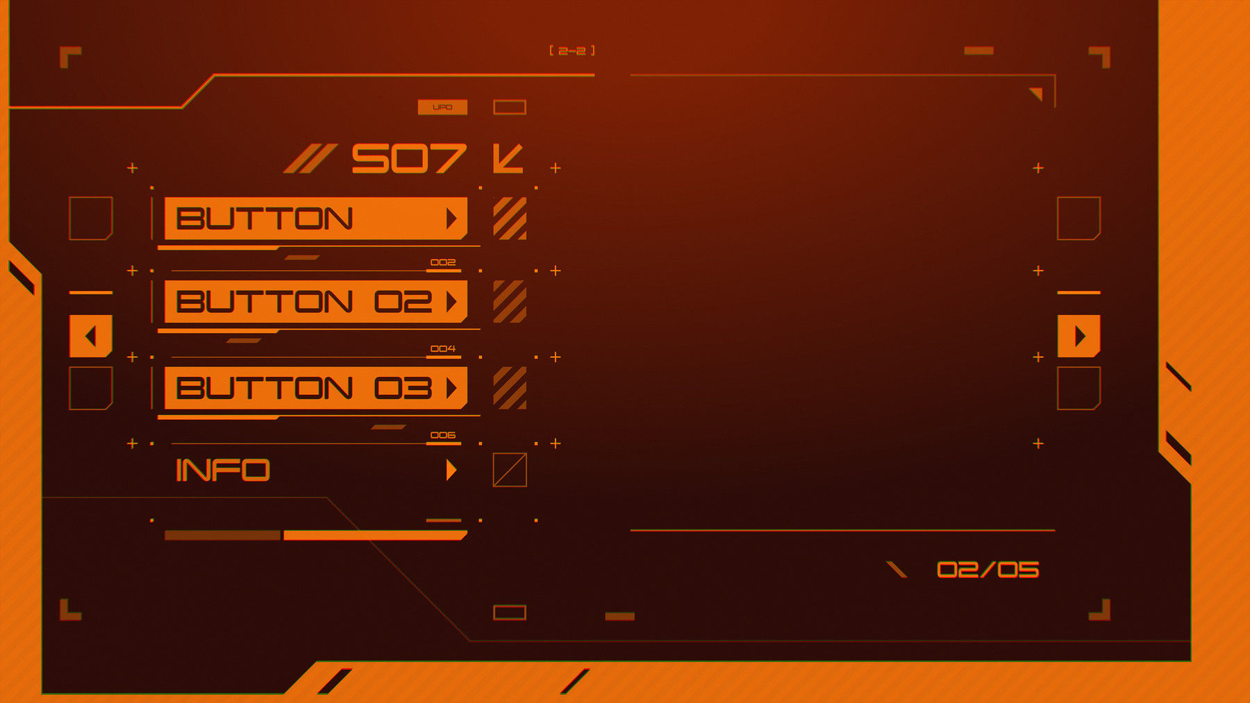 Wallpaper #rJ22Y5cBkAG5jTCHpq9J42 Artstation Fui Ui Cyberpunk Sci Fi Game Menu Buttons Set