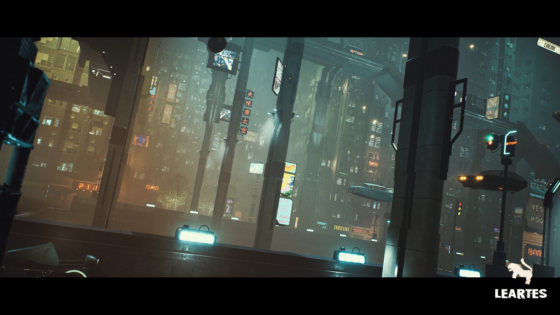 Wallpaper #yXMxg44BFI5NbQks-hkh46 A Futuristic Cityscape with Flying Cars and Neon Lights