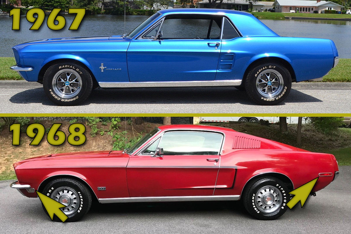 Wallpaper #nRrgT5MB1yWOL4qgd38K302 Spotters Guide Identifying the 19645 1968 Mustang Beyond the