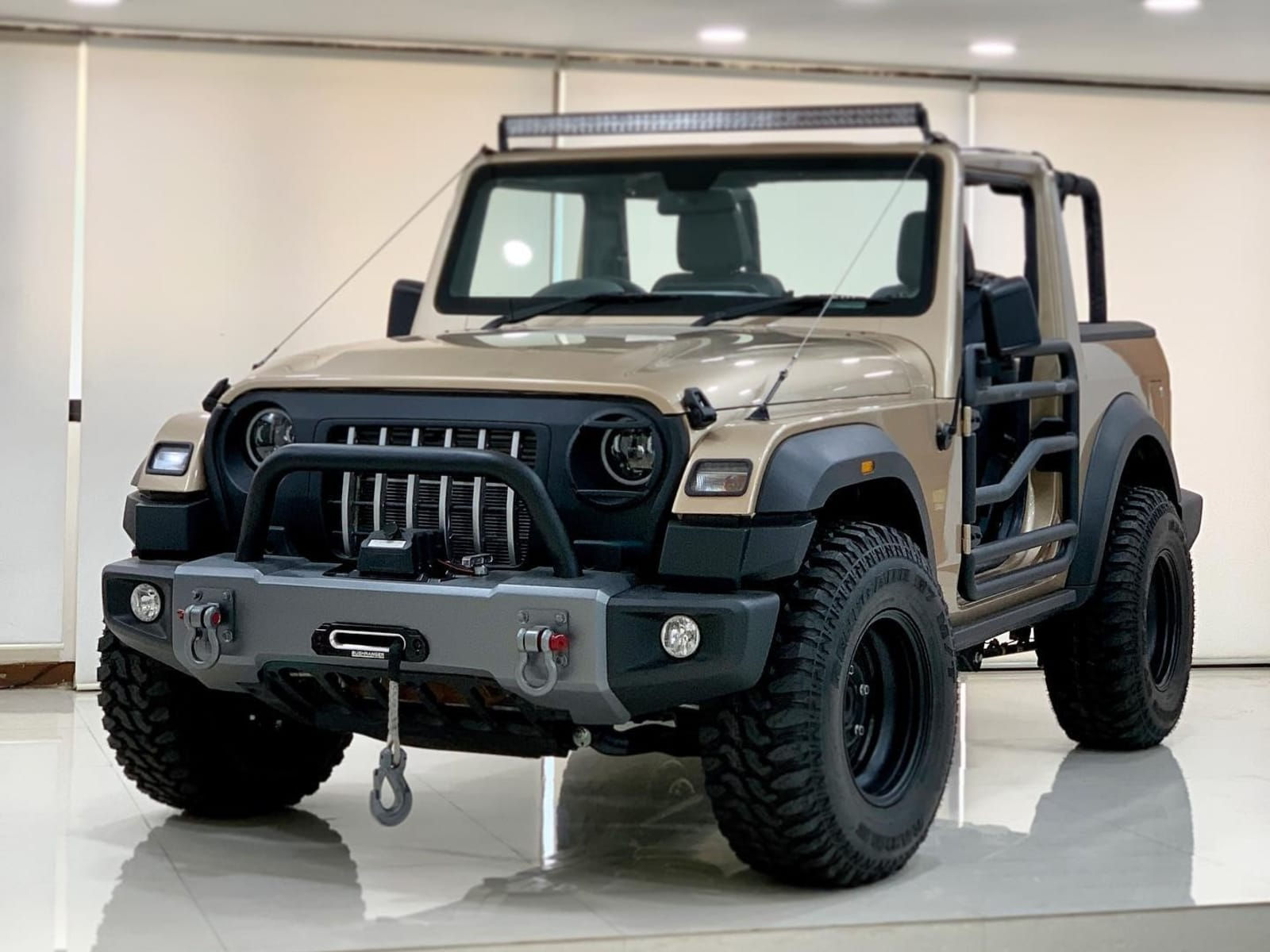 Wallpaper #uhkKEY8BtGB6xQ78JGCv13 This Custom Mahindra Thar Looks Perfect for Weekend Safaris