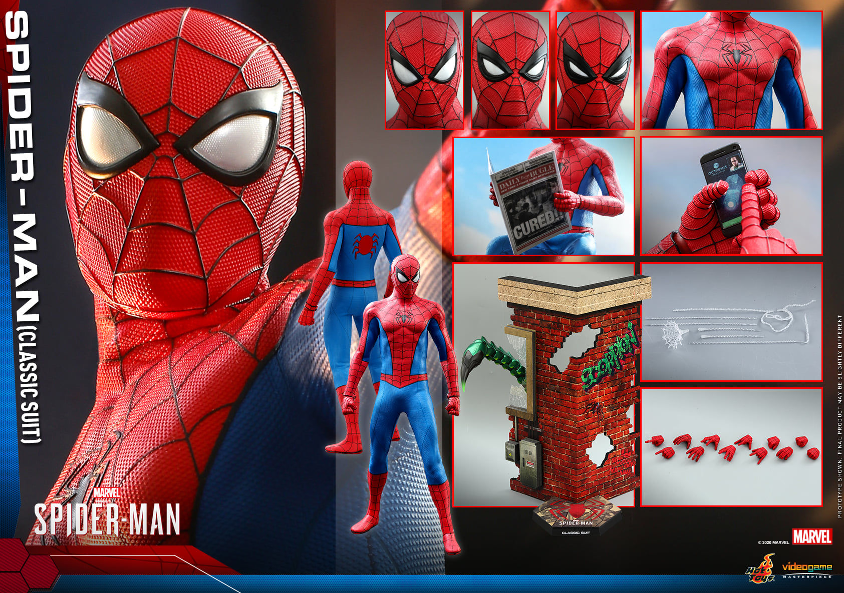 Wallpaper #MxktNI8BtGB6xQ78kZ0x42 New Marvels Spider Man Hot Toys Figure Revealed Just Push Start