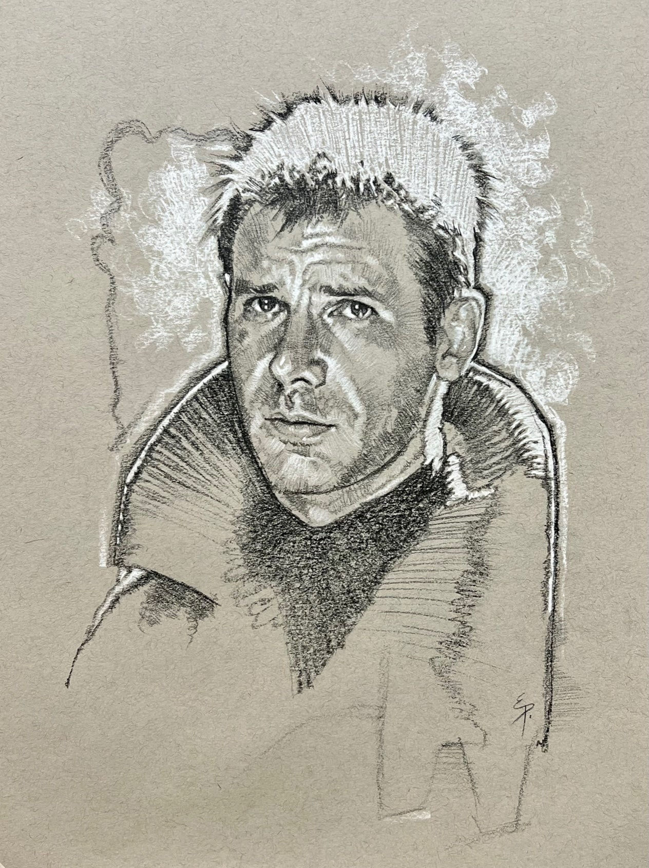 Wallpaper #B2cg7JIBSpphPi3-GlF2344 Blade Runner 1982 Original Sketch the Art of Ethan Pro